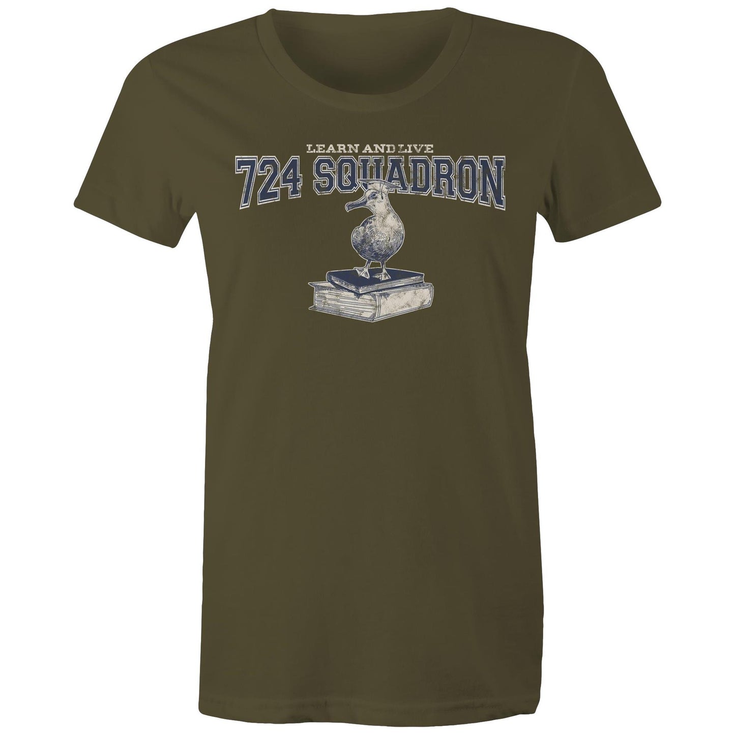 724 Squadron Women's T-shirt (style Alpha, blue)