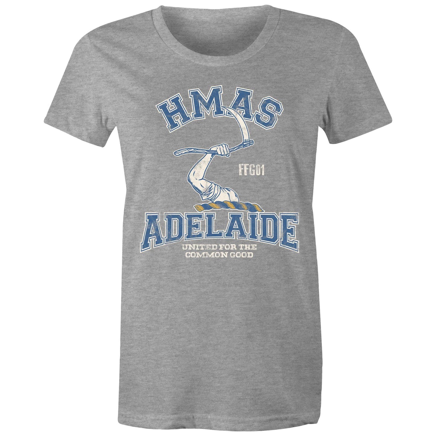 HMAS Adelaide (II) FFG01 Women's T-shirt colour (Style Alpha)
