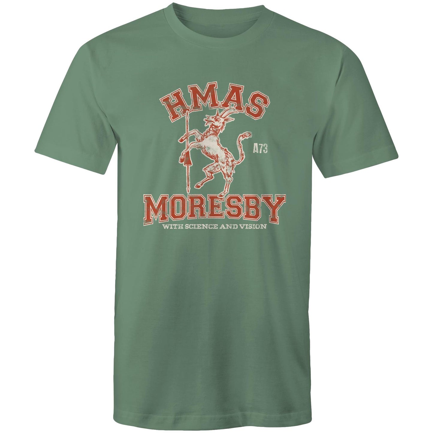 HMAS Moresby (II) A73 Men's T-shirt (style Alpha, colour)