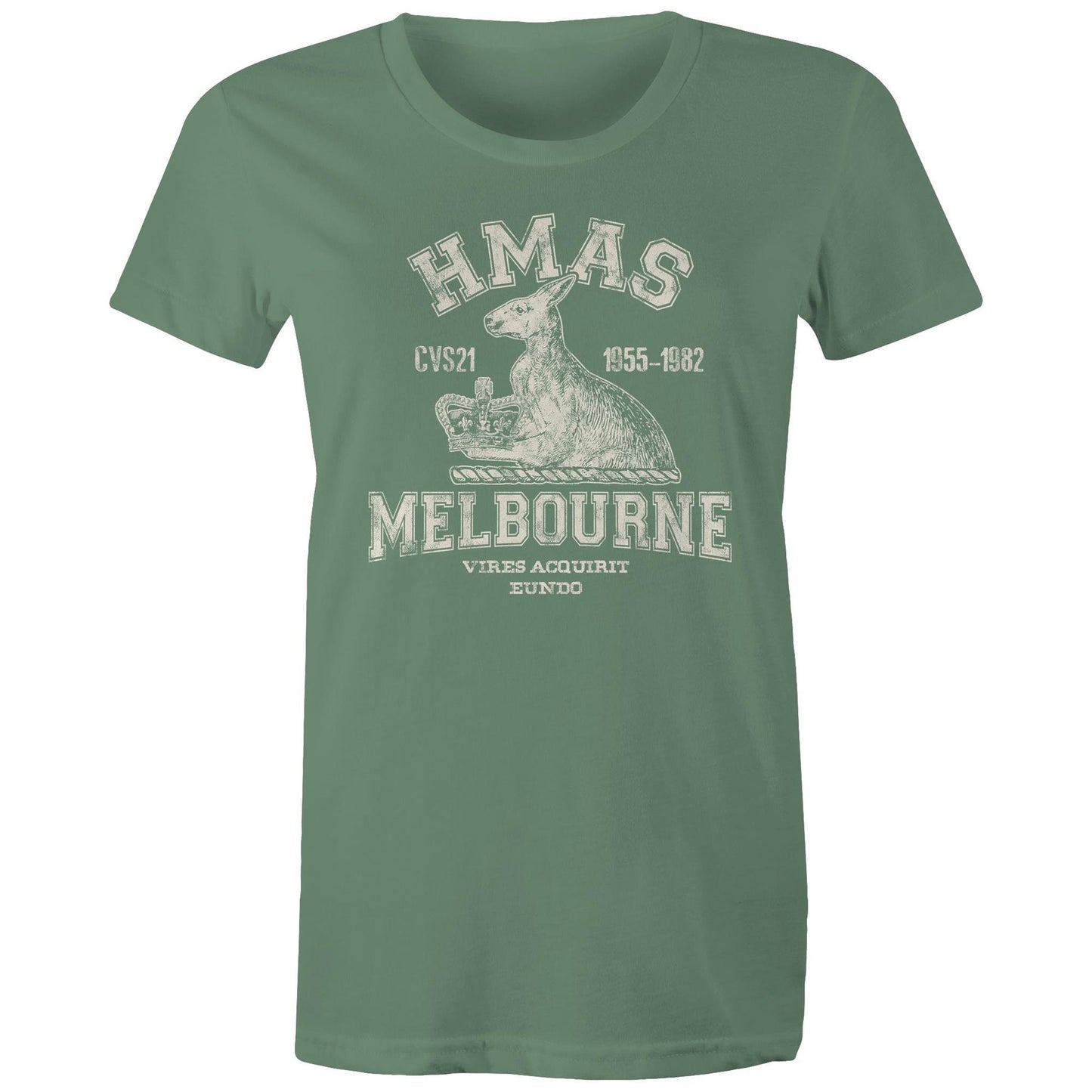 HMAS Melbourne (II) CVS21 Women's T-shirt (style Alpha, white)