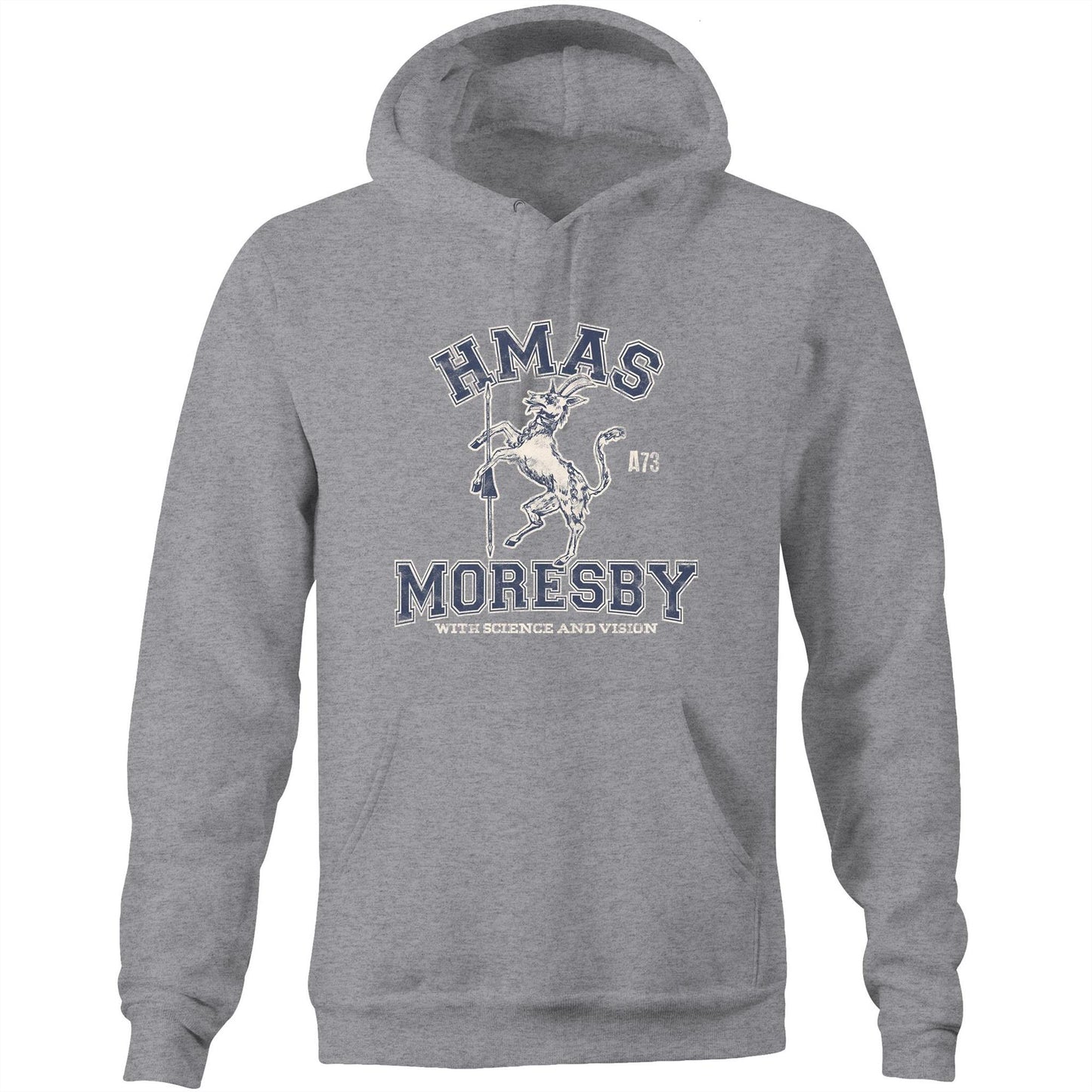 HMAS Moresby (II) A73 Men's Hoodie (style Alpha)