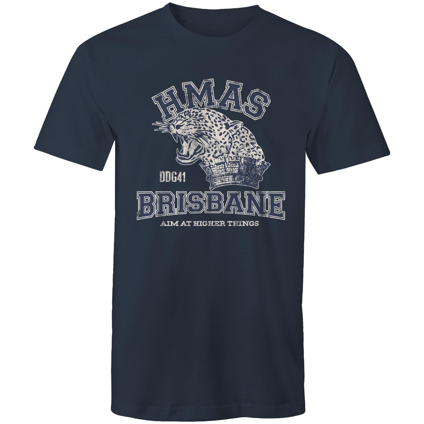 HMAS Brisbane (III) DDG41 Men's T-shirt (style Alpha, blue)