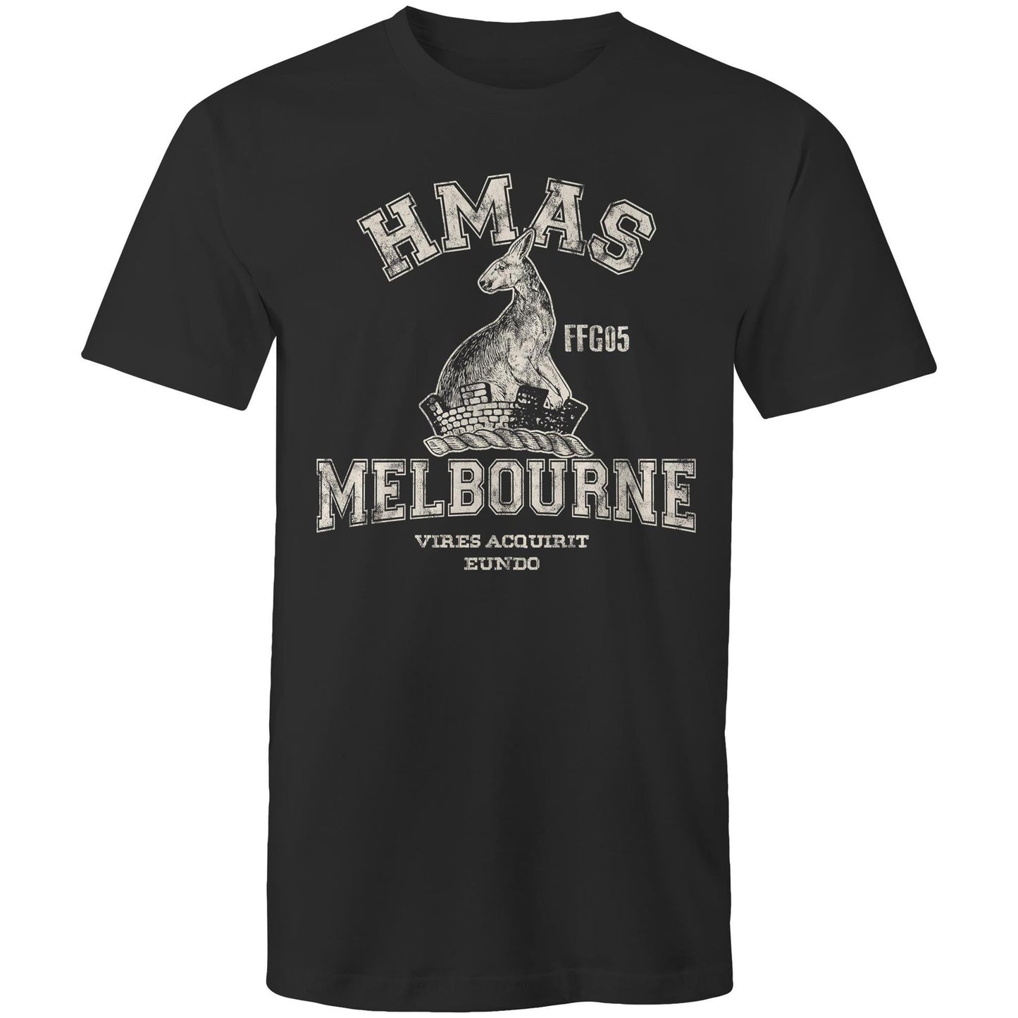 HMAS Melbourne (III) FFG05 Men's T-shirt (style Alpha, white)