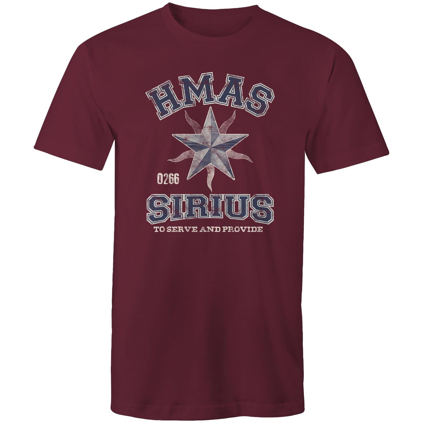 HMAS Sirius O266 Men's T-shirt (style Alpha, blue)