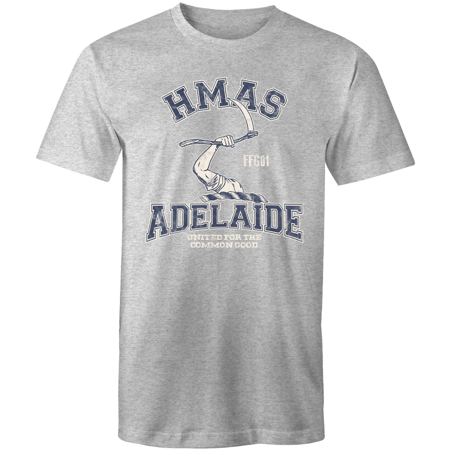 HMAS Adelaide (II) FFG01 Men's T-shirt blue (Style Alpha)
