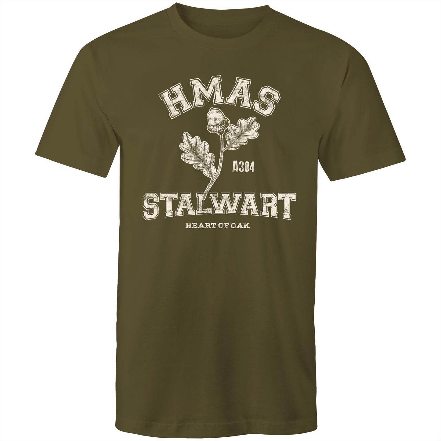 HMAS Stalwart A304 Men's T-shirt (style Alpha, white)
