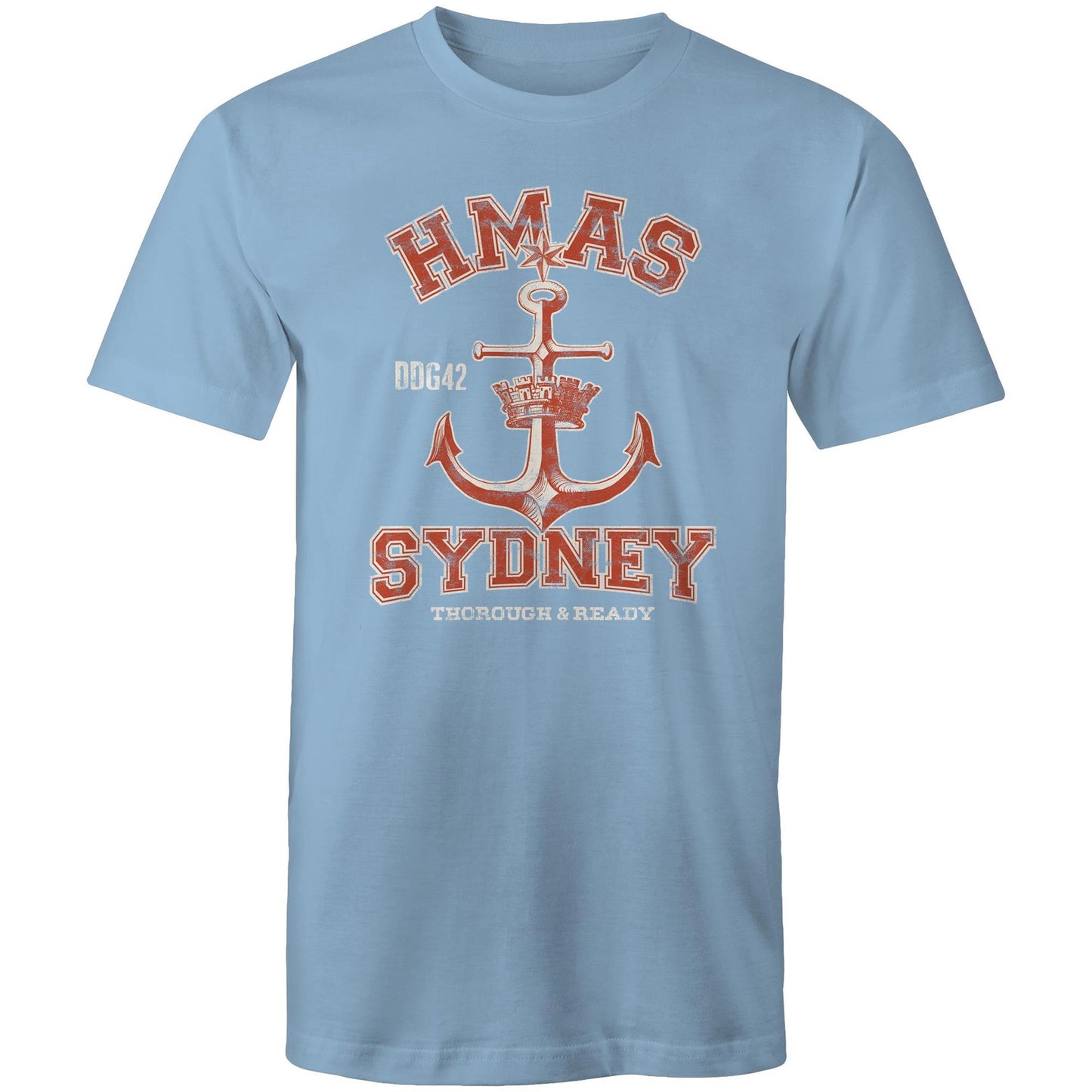 HMAS Sydney (V) DDG42 Men's T-shirt (style Alpha, colour)