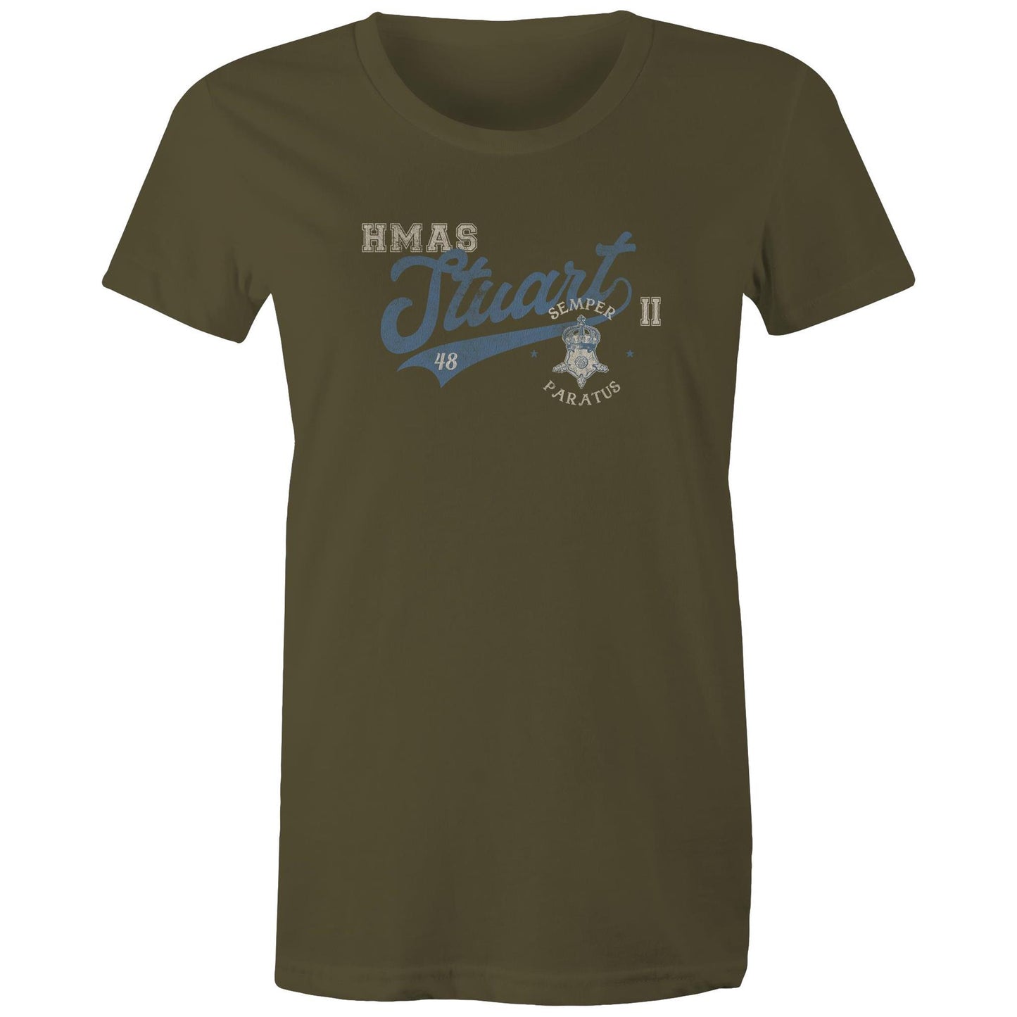 HMAS Stuart (II) DE48 Women's T-shirt (style Bravo)