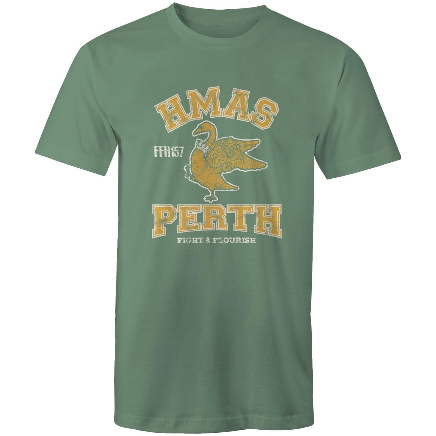 HMAS Perth (III) FFH157 Men's T-shirt (style Alpha, colour)