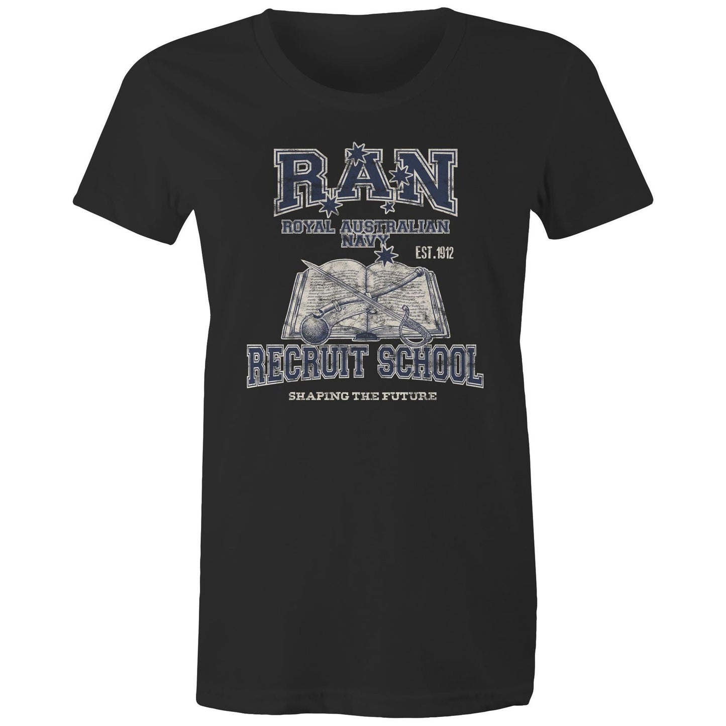 RAN Recruit School Women's T-shirt (style Alpha, blue)