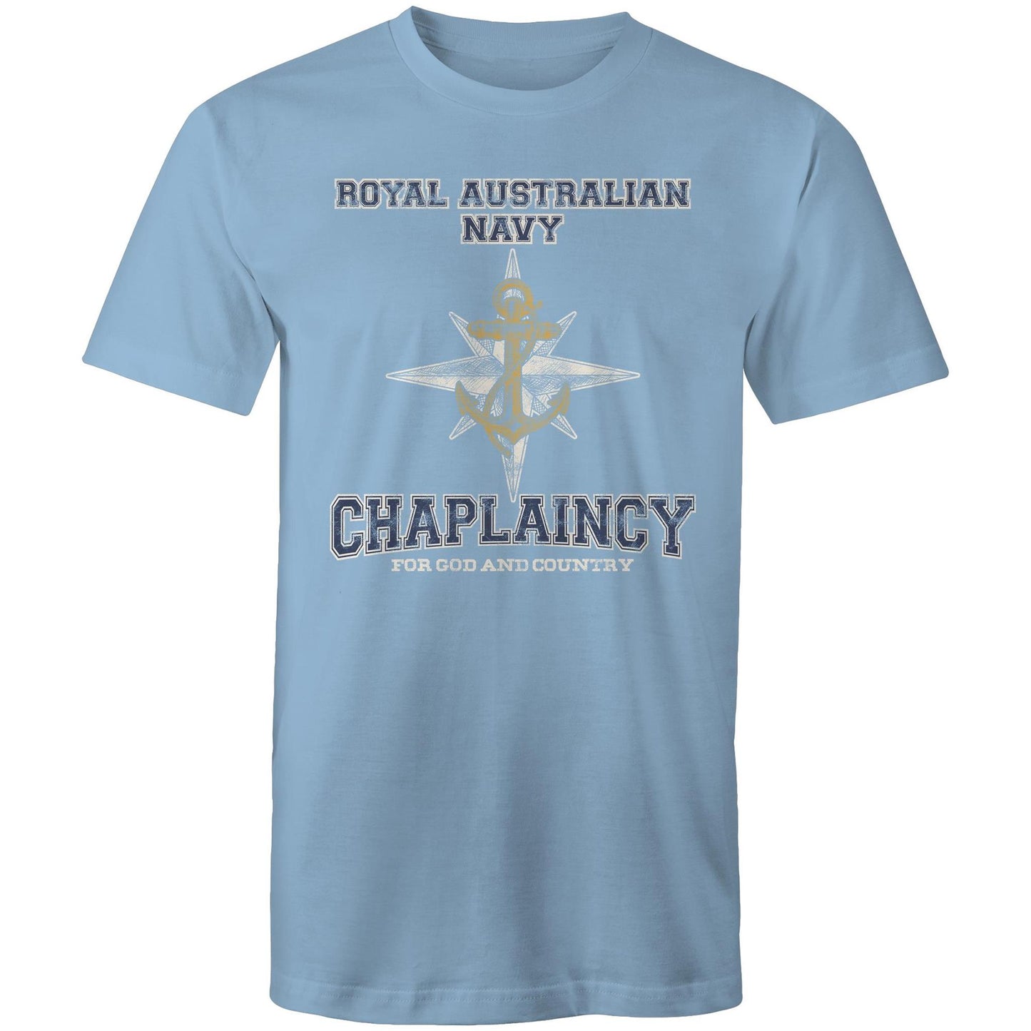 RAN Chaplaincy Branch Men's T-shirt (style Alpha, colour)
