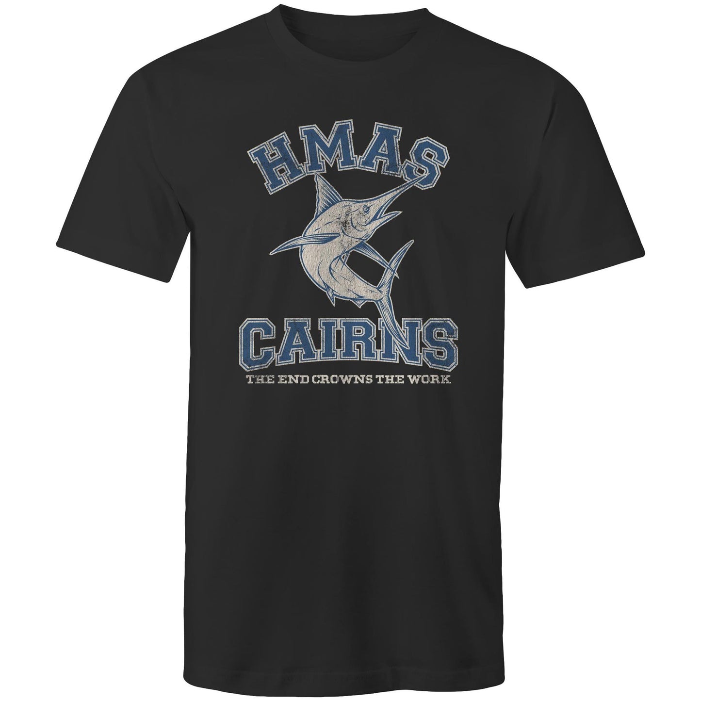 HMAS Cairns Men's T-shirt (style Alpha, colour)