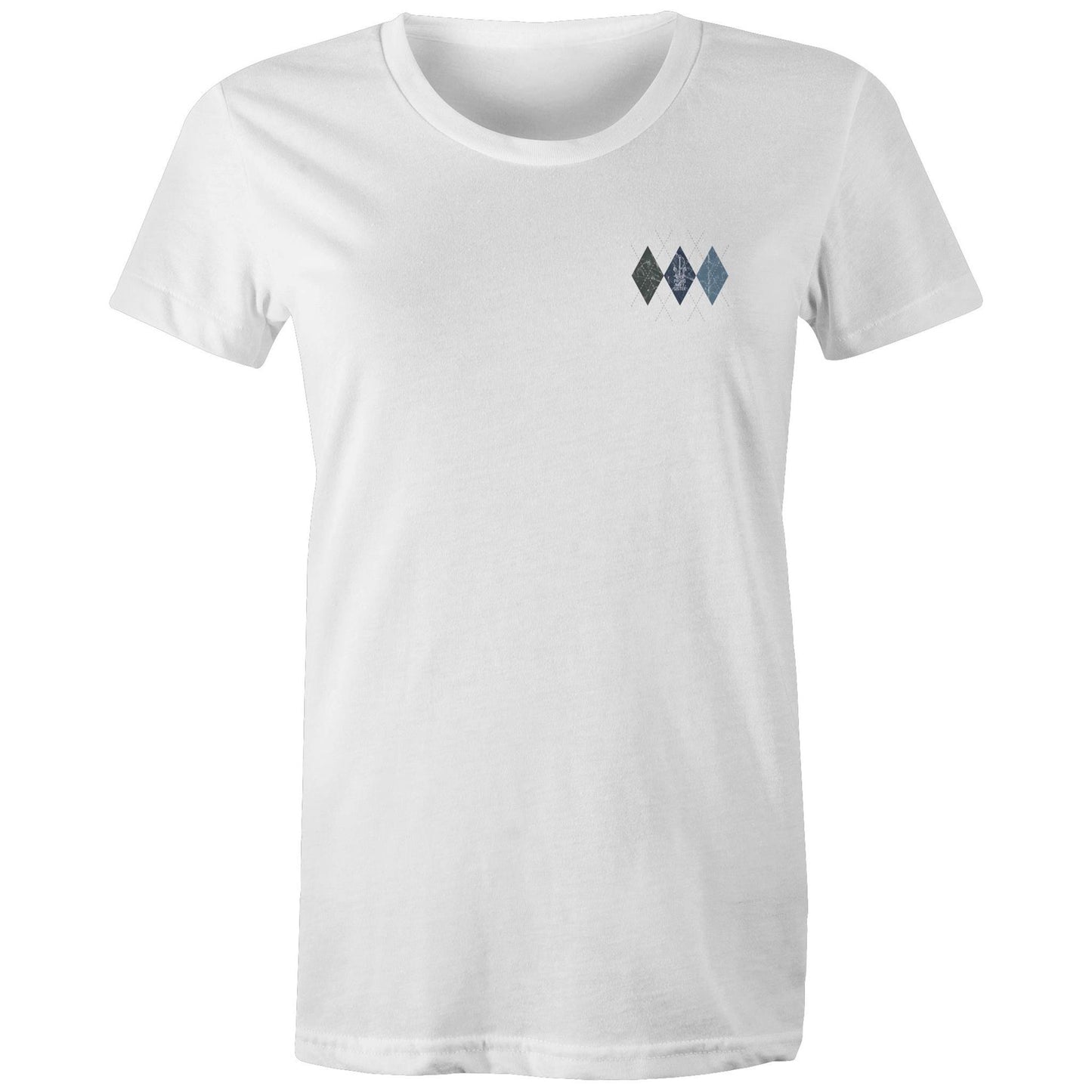 Proud Navy Sister (Argyle) Women's T-shirt