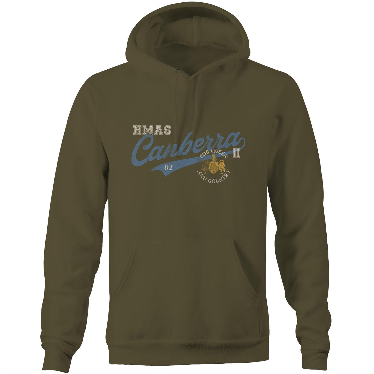 HMAS Canberra (II) FFG02 Men's Hoodie (style Bravo)