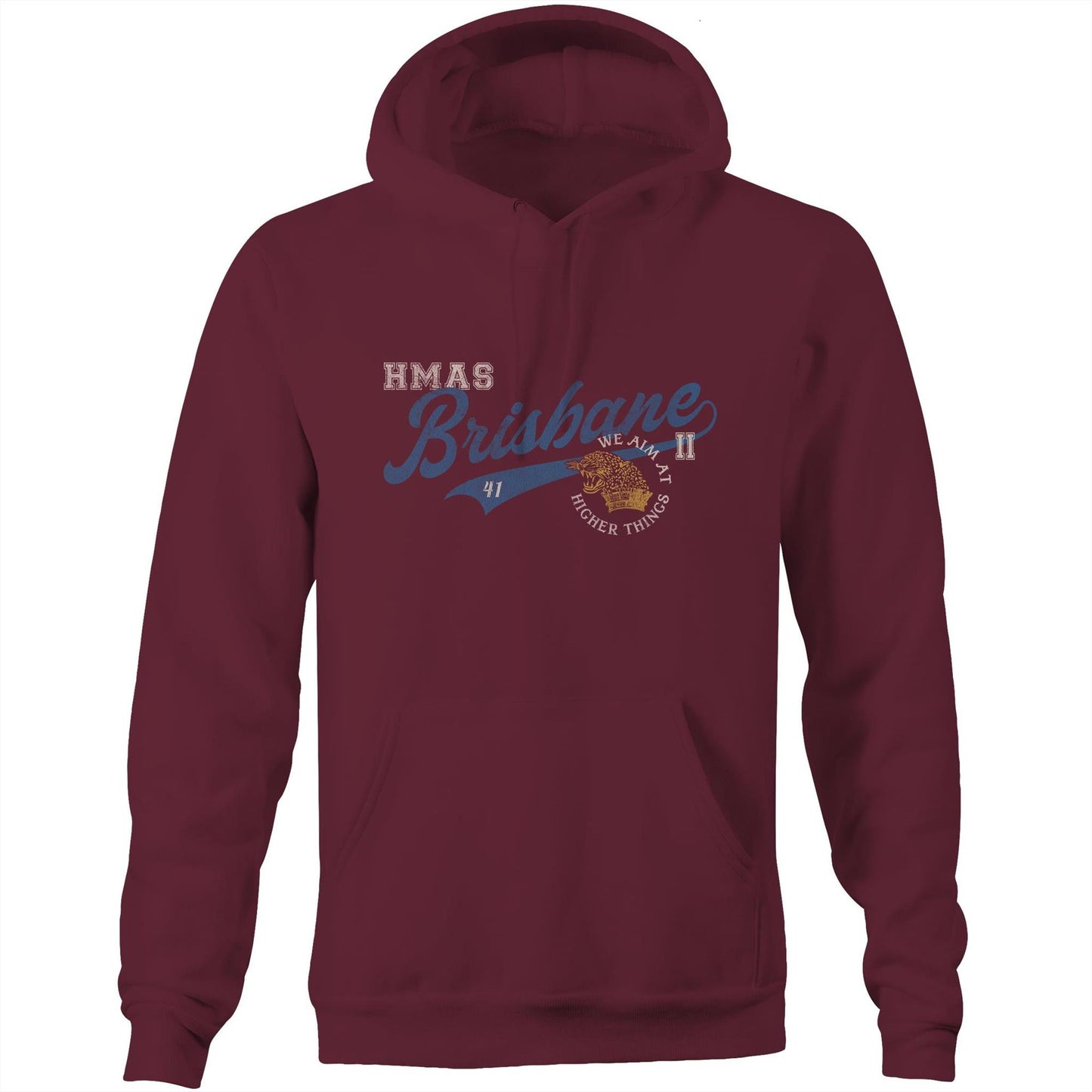 HMAS Brisbane (II) DDG41 Men's Hoodie (style Bravo)