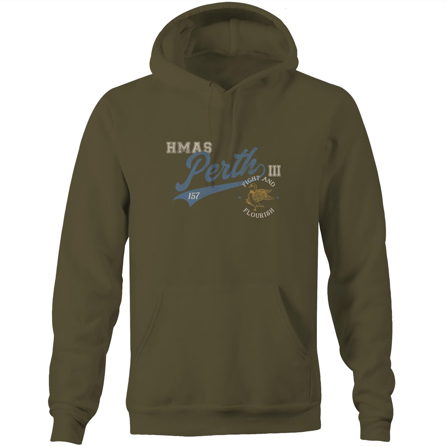 HMAS Perth (III) FFH157 Men's Hoodie (style Bravo)