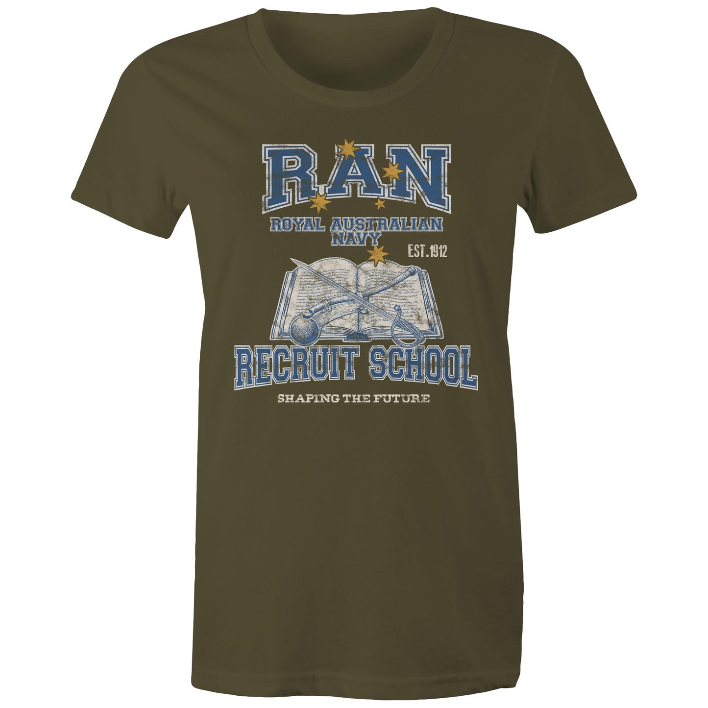 RAN Recruit School Women's T-shirt (style Alpha, colour)