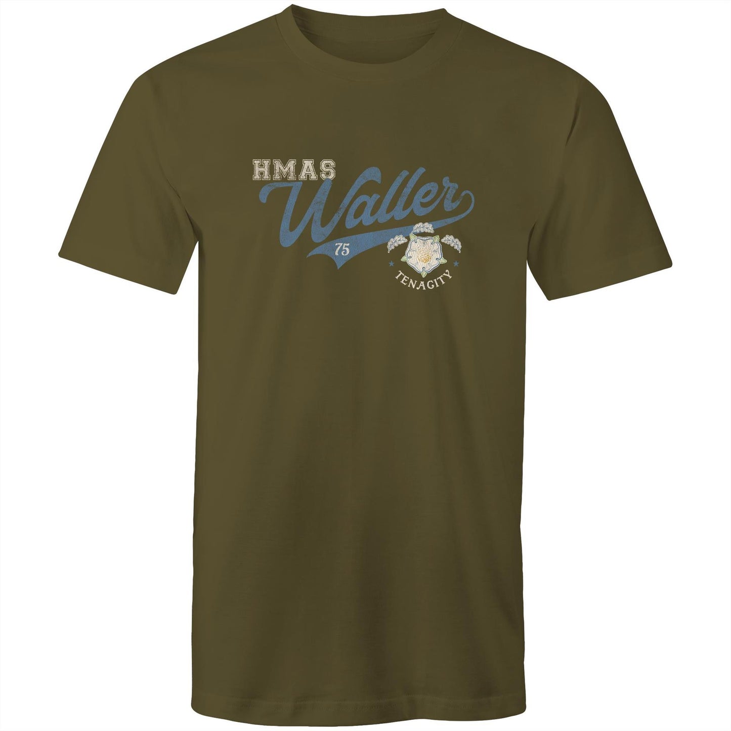 HMAS Waller SSG75 Men's T-shirt (style Bravo)