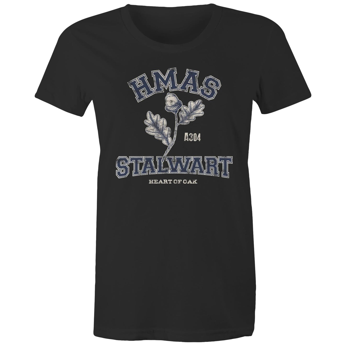 HMAS Stalwart A304 Women's T-shirt (style Alpha, blue)
