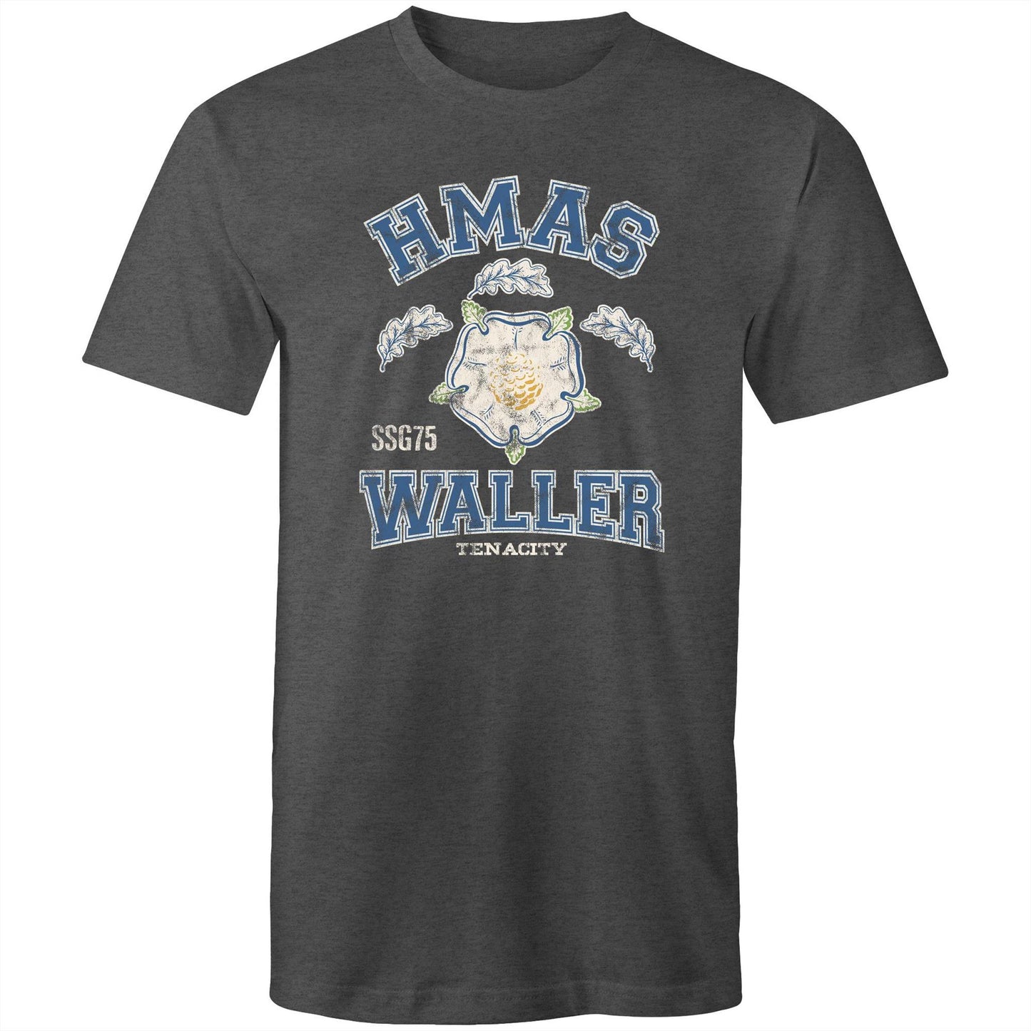 HMAS Waller SSG75 Men's T-shirt (style Alpha, colour)