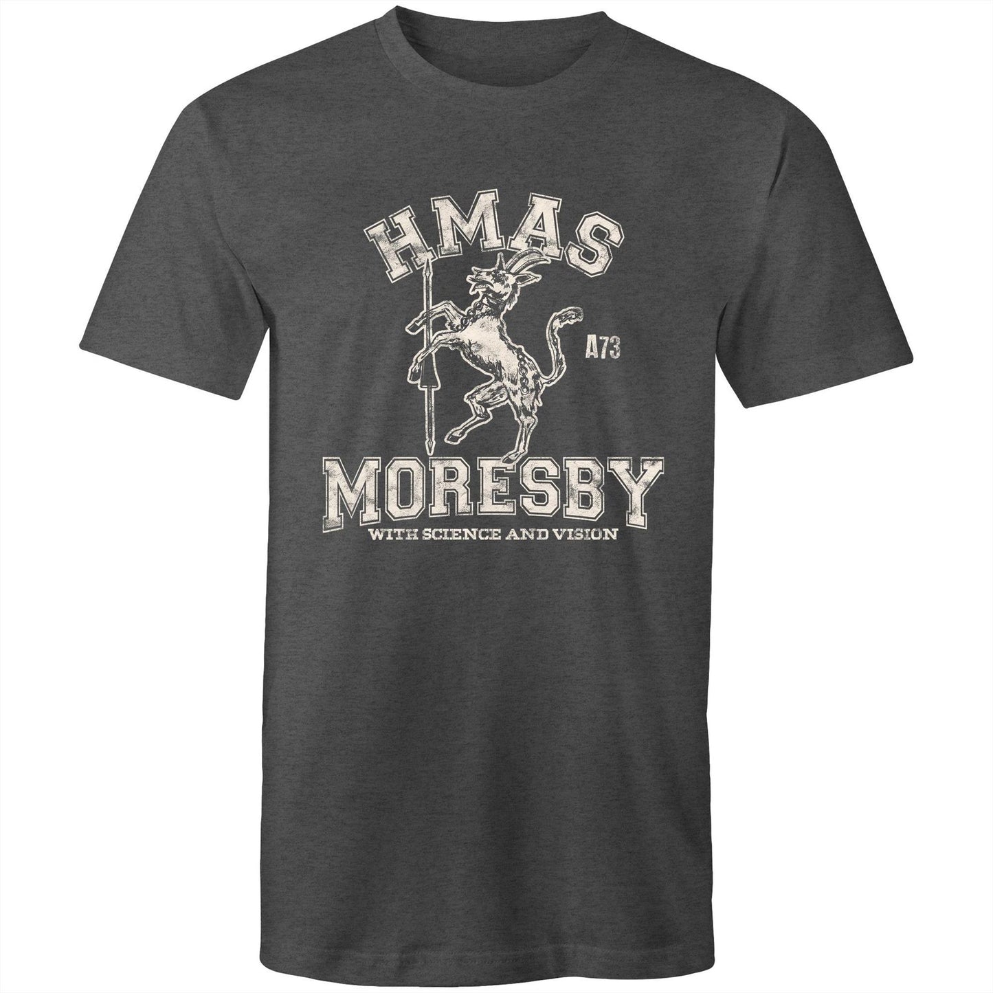 HMAS Moresby (II) A73 Men's T-shirt (style Alpha, white)
