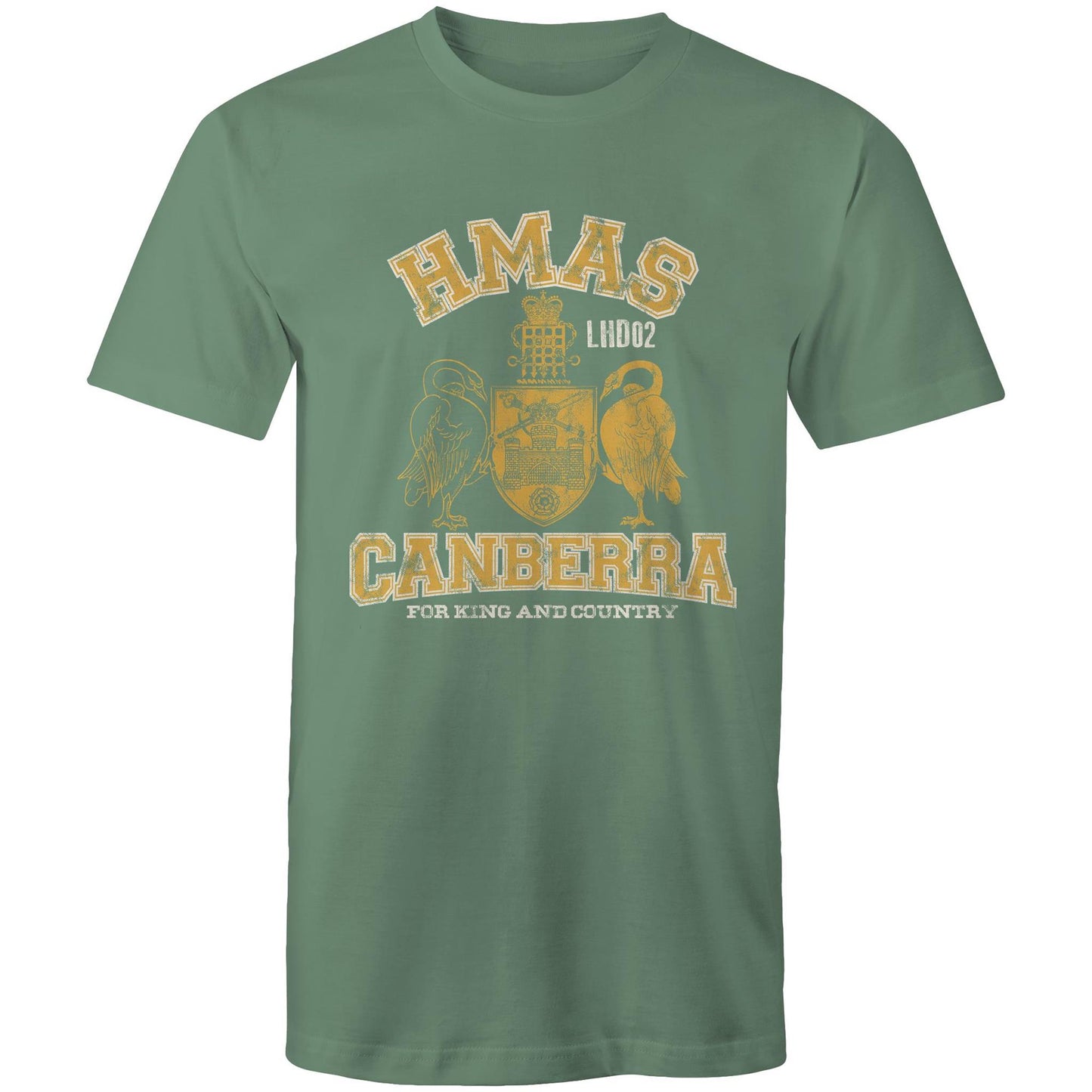 HMAS Canberra (III) L02 Men's T-shirt (style Alpha, colour)
