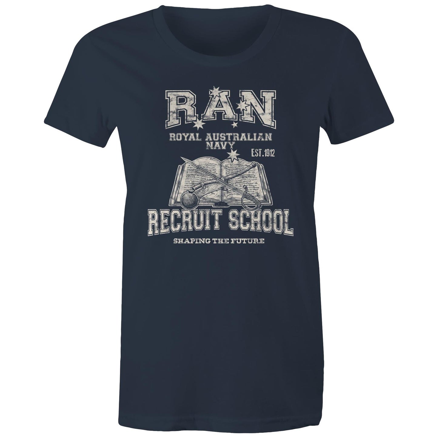 RAN Recruit School Women's T-shirt (style Alpha, white)