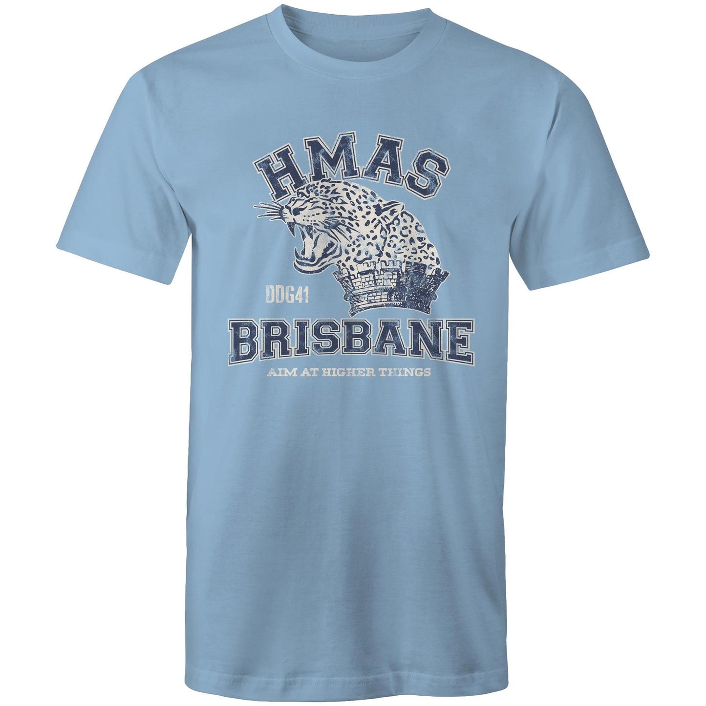 HMAS Brisbane (III) DDG41 Men's T-shirt (style Alpha, blue)