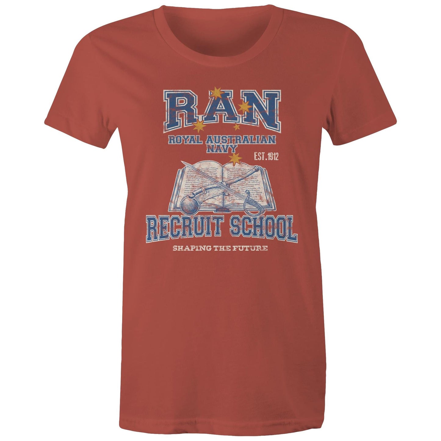 RAN Recruit School Women's T-shirt (style Alpha, colour)