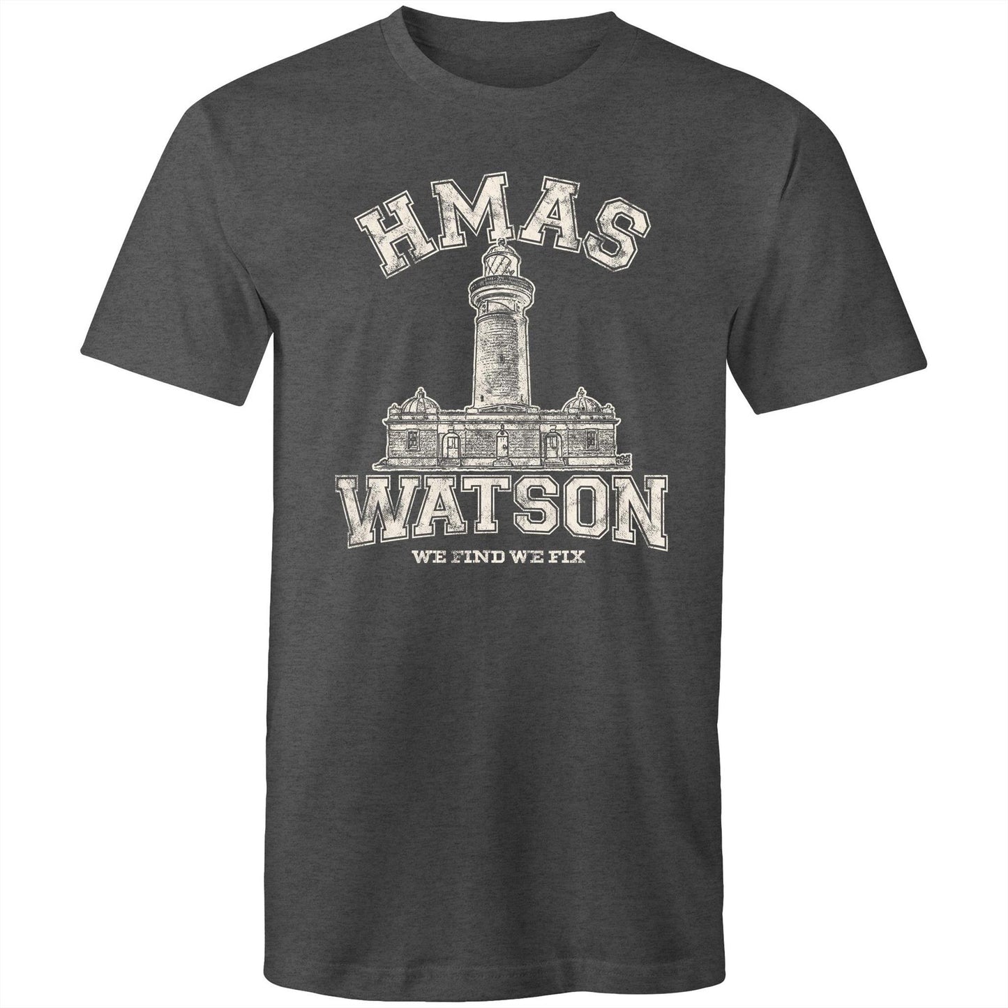 HMAS Watson Men's T-shirt (style Alpha, white)