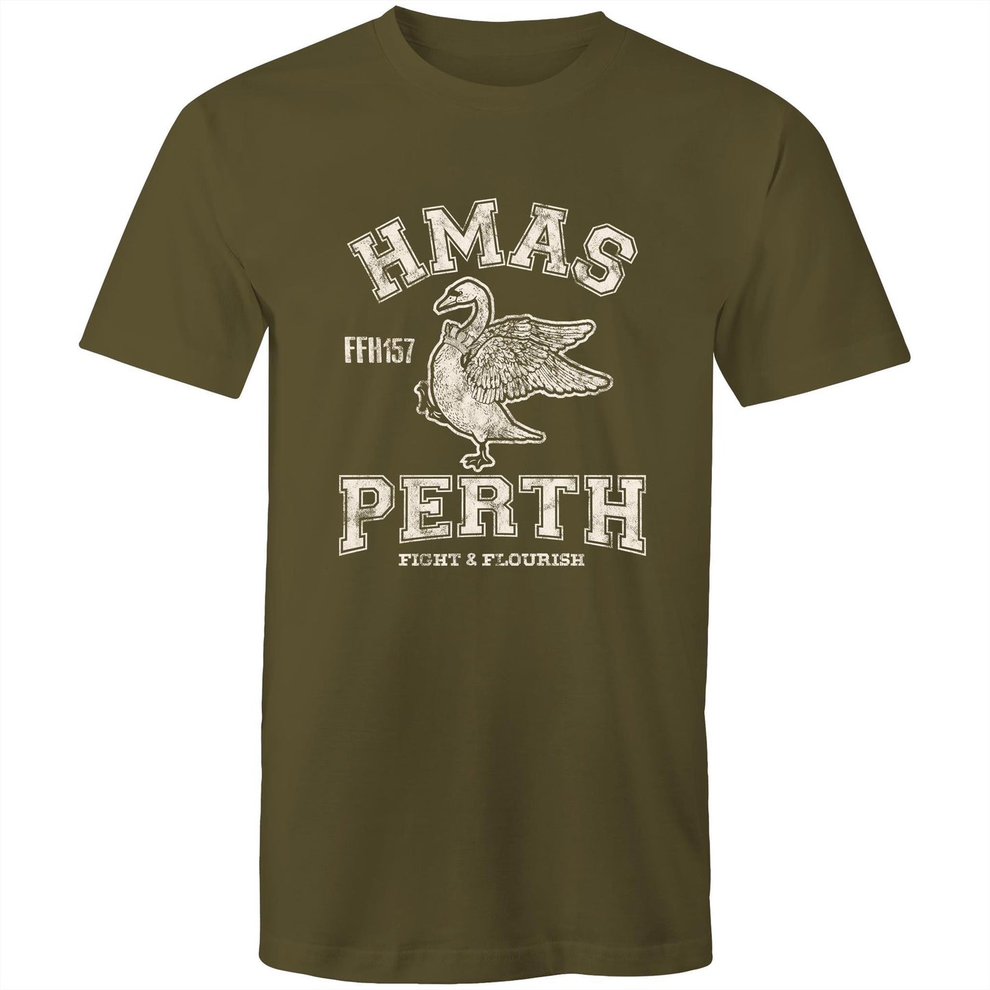 HMAS Perth (III) FFH157 Men's T-shirt (style Alpha, white)