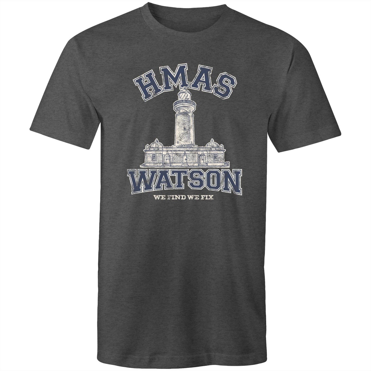 HMAS Watson Men's T-shirt (style Alpha, blue)