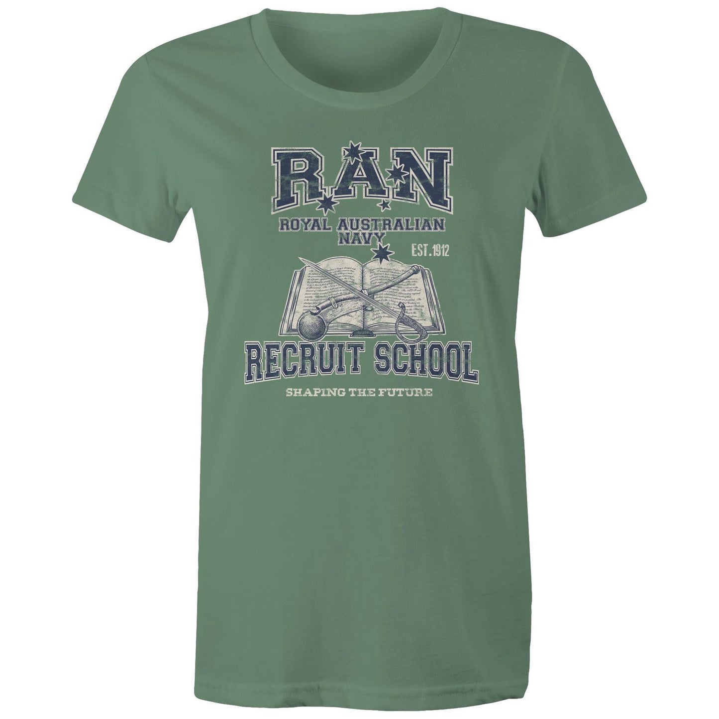 RAN Recruit School Women's T-shirt (style Alpha, blue)