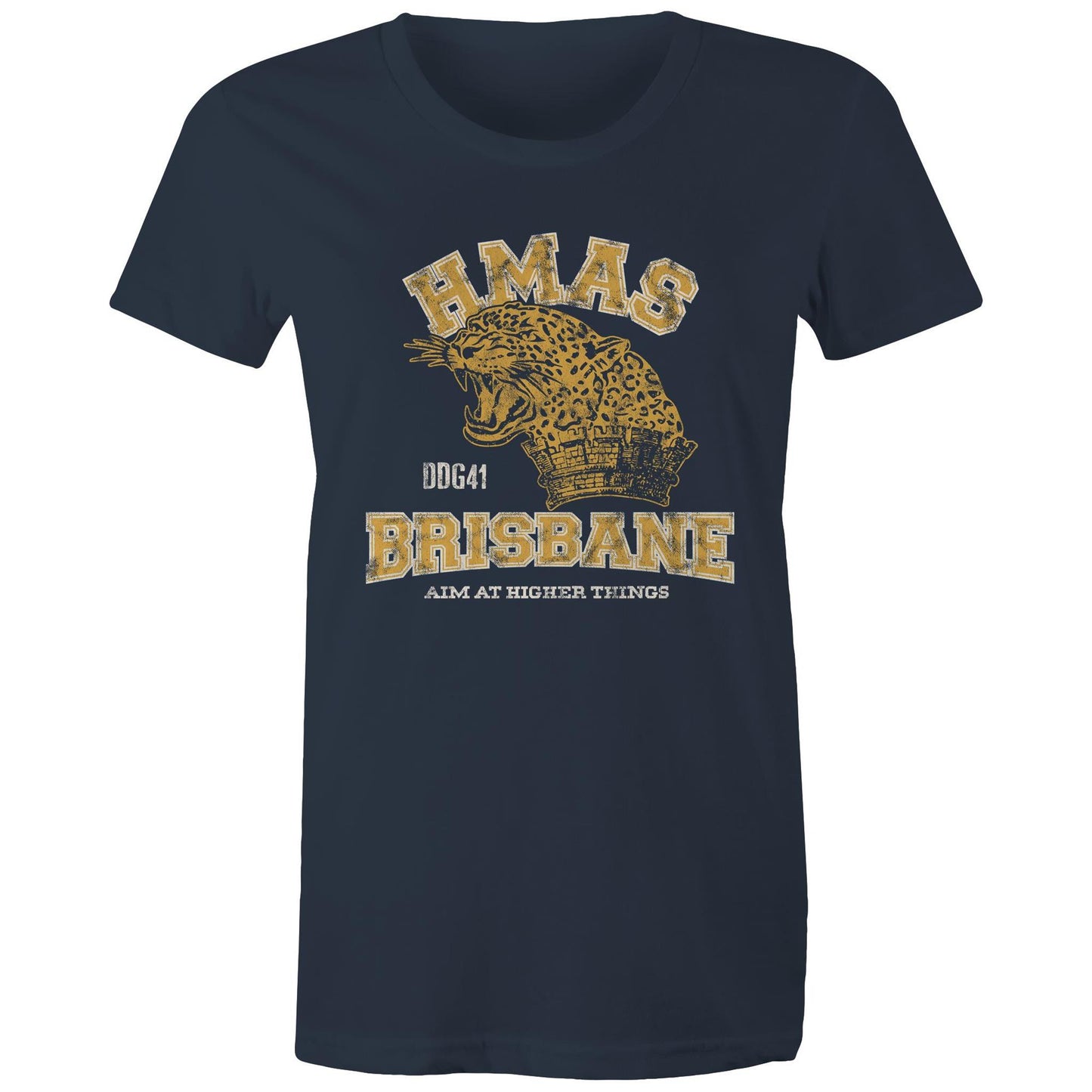 HMAS Brisbane (III) DDG41 Women's T-shirt colour (Style Alpha)