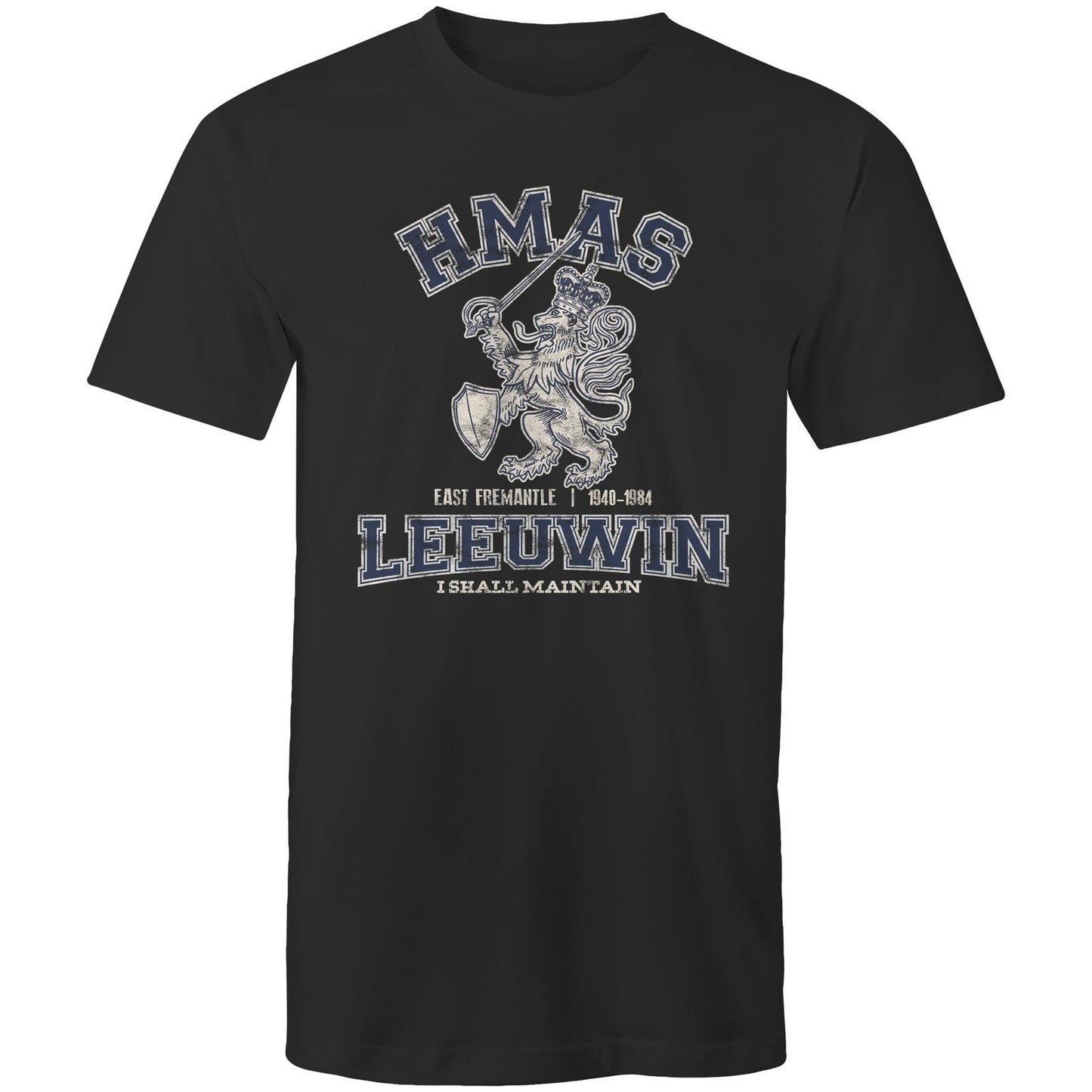 HMAS Leeuwin Men's T-shirt (style Alpha, blue)