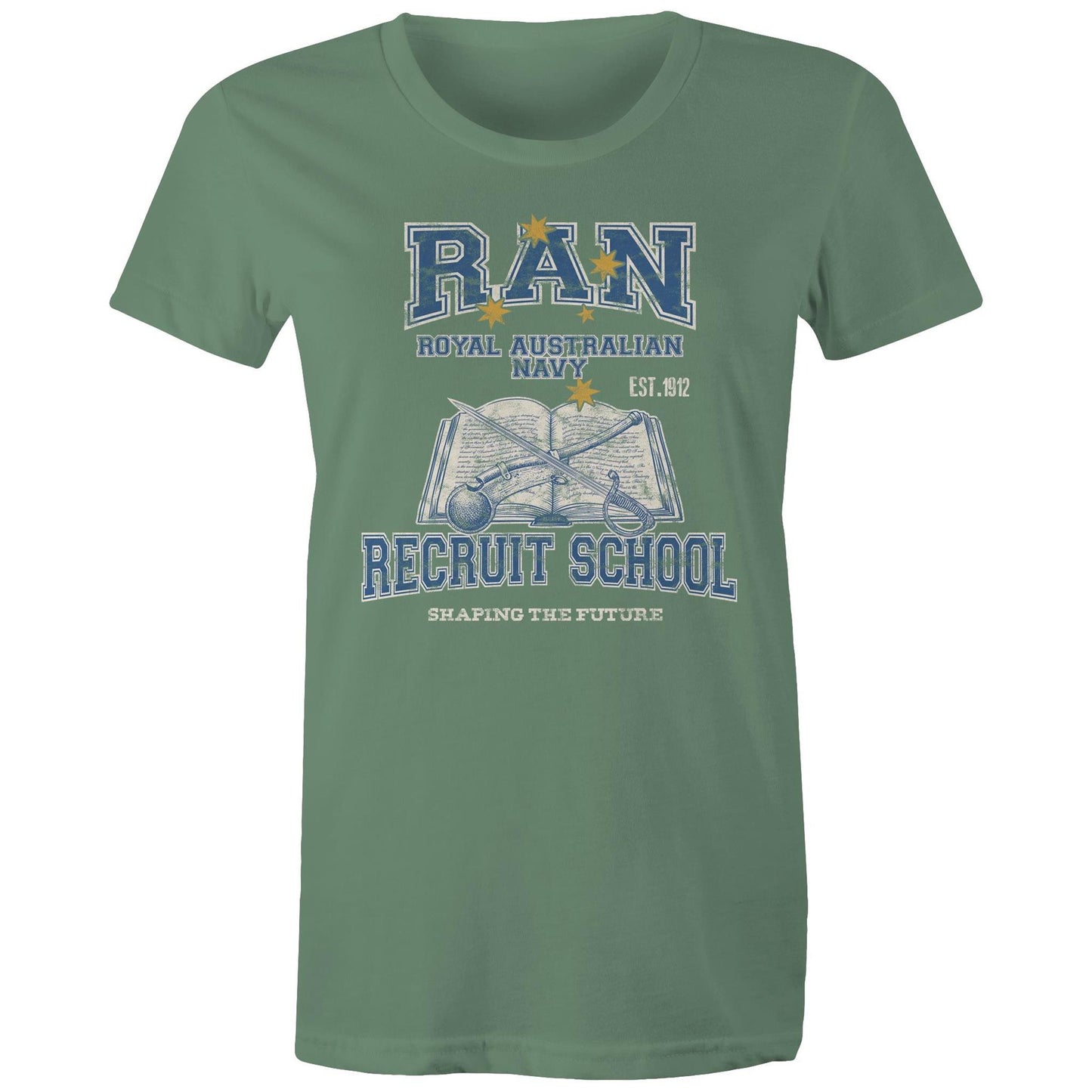 RAN Recruit School Women's T-shirt (style Alpha, colour)