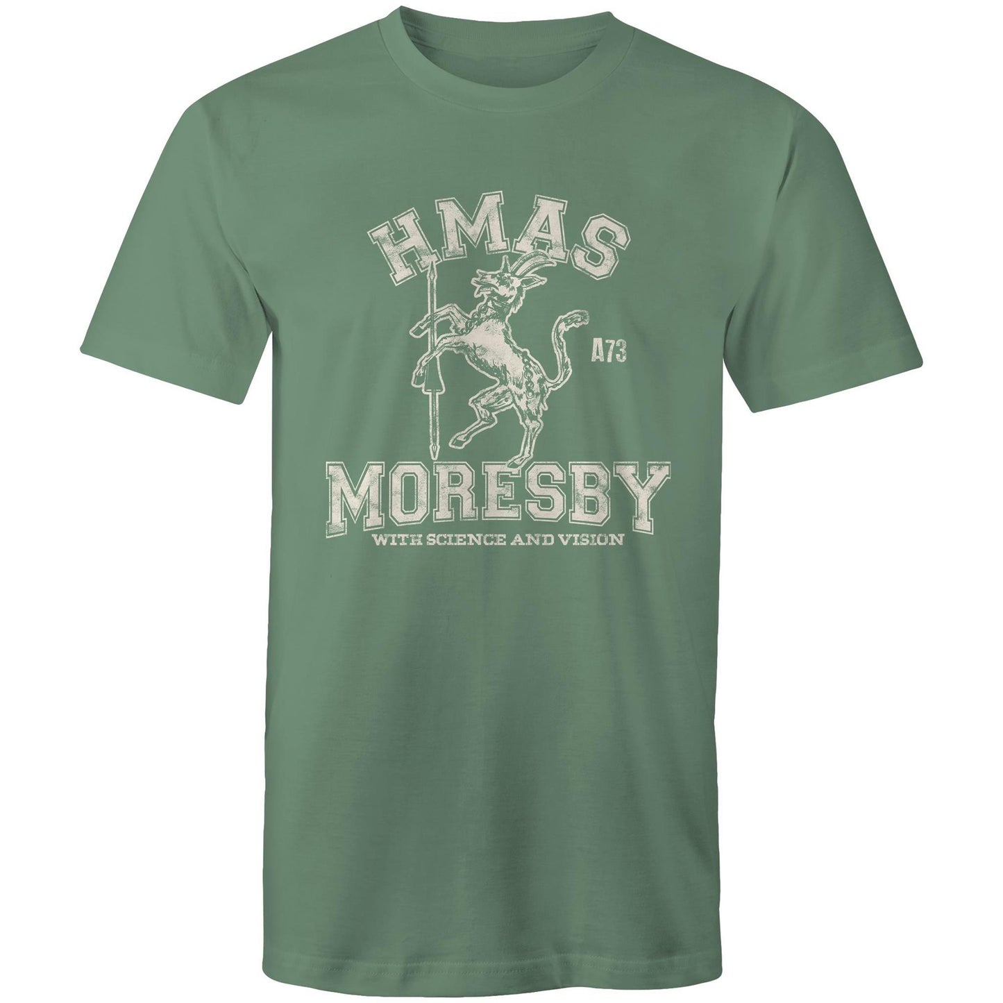 HMAS Moresby (II) A73 Men's T-shirt (style Alpha, white)