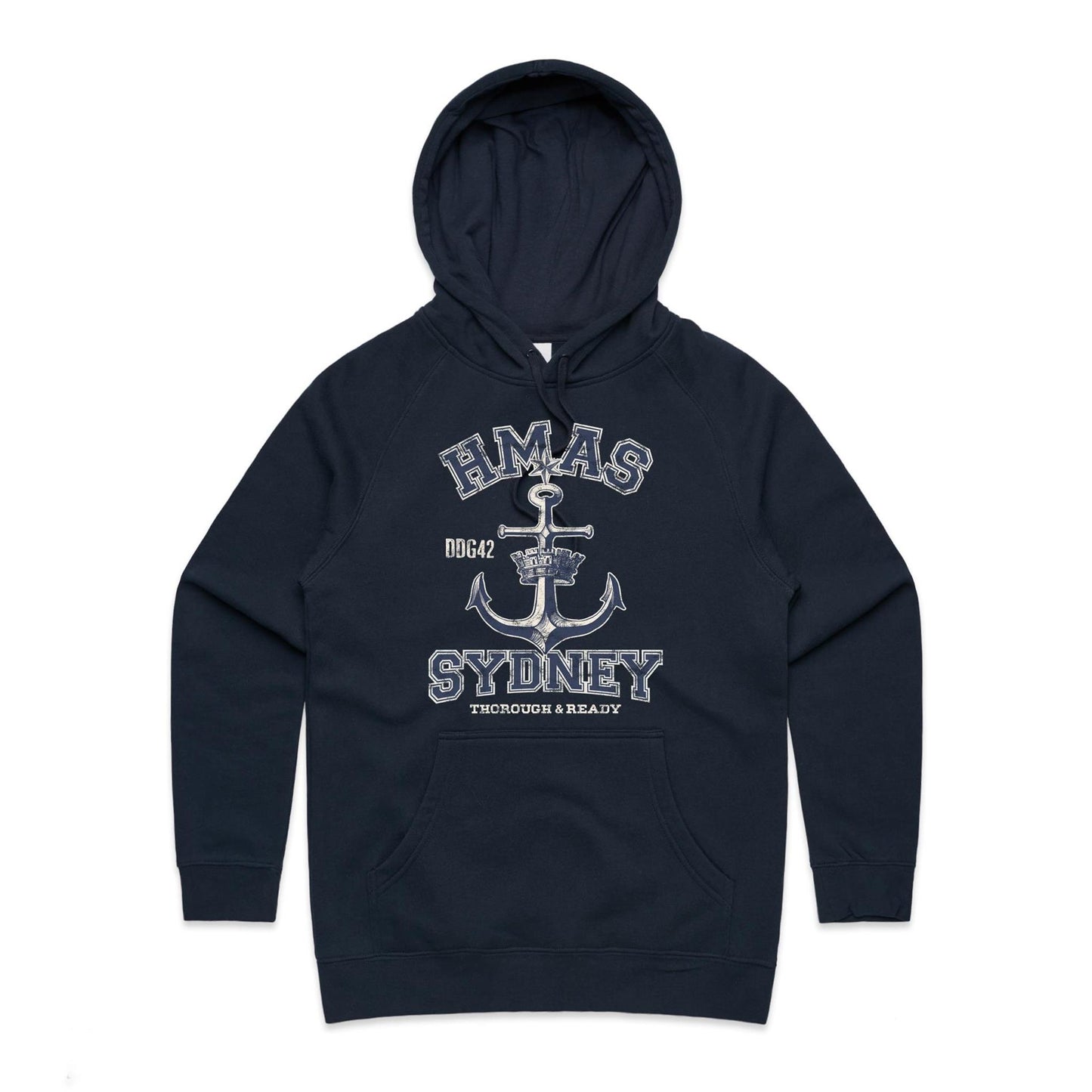 HMAS Sydney (V) DDG42 Women's Hoodie (style Alpha)