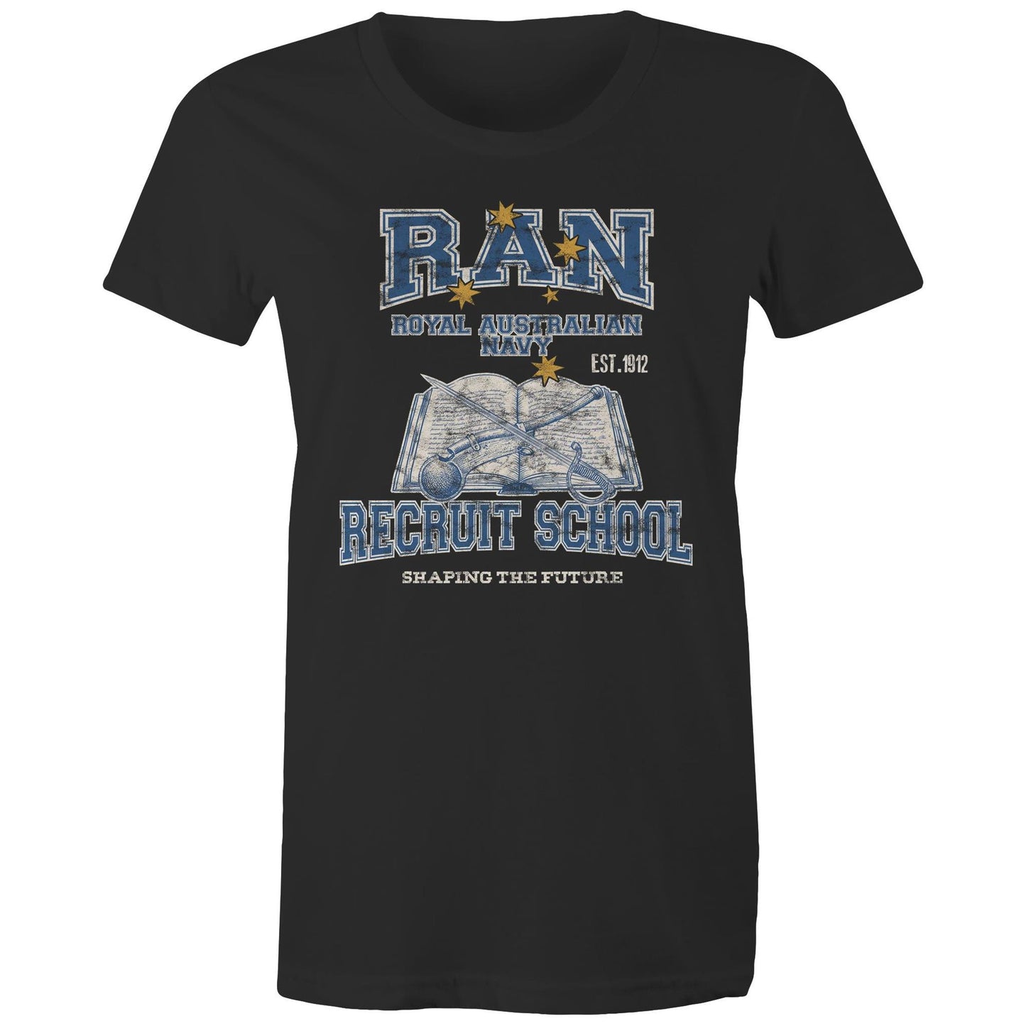 RAN Recruit School Women's T-shirt (style Alpha, colour)