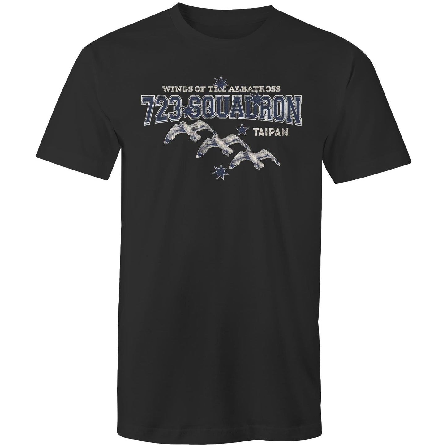 723 Squadron Men's T-shirt (style Alpha, blue)