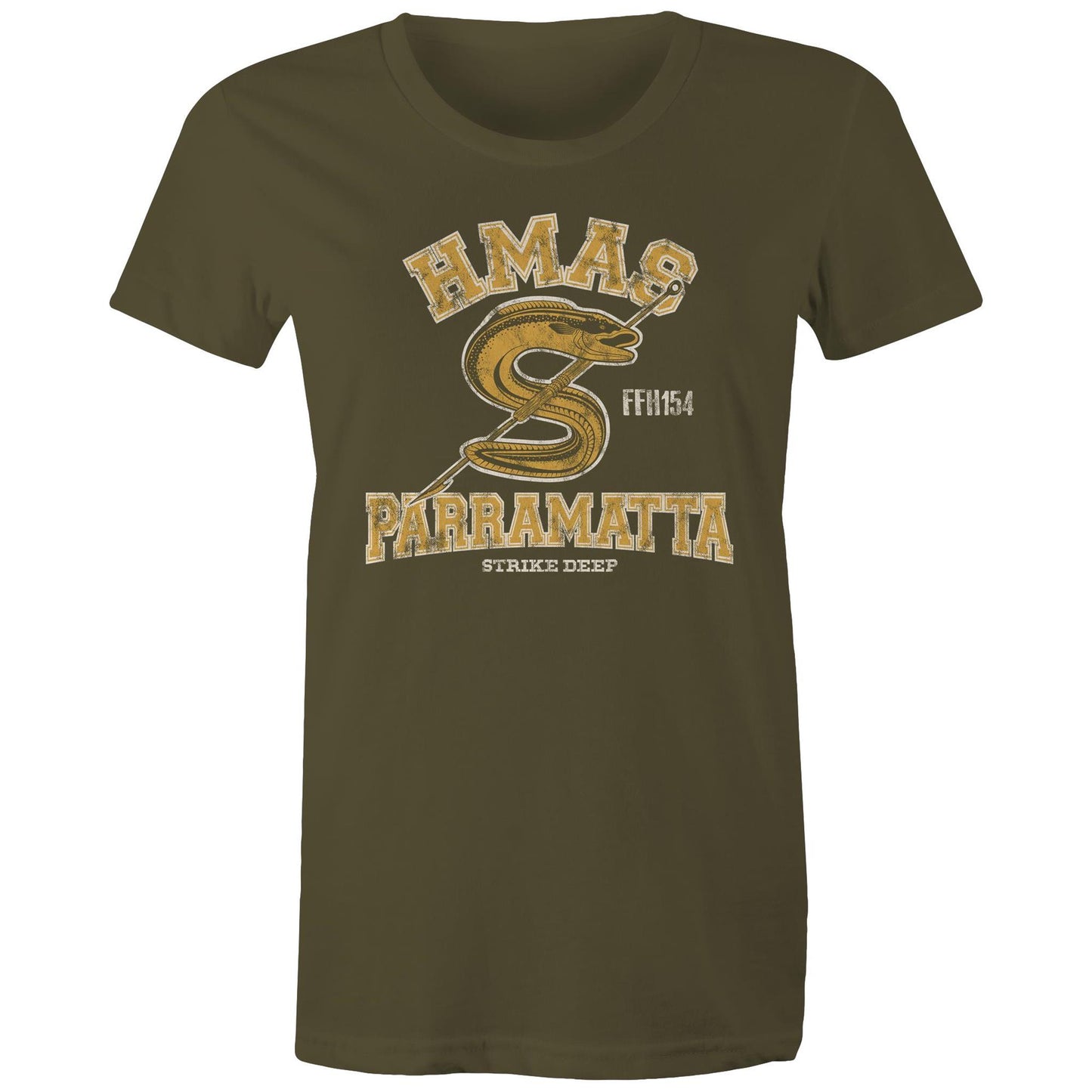 HMAS Parramatta (IV) FFH154 Women's T-shirt (style Alpha, colour)