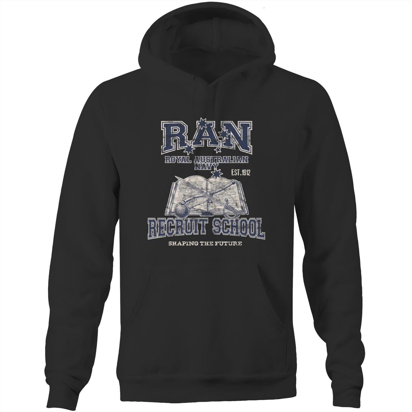 RAN Recruit School Men's Hoodie (style Alpha)