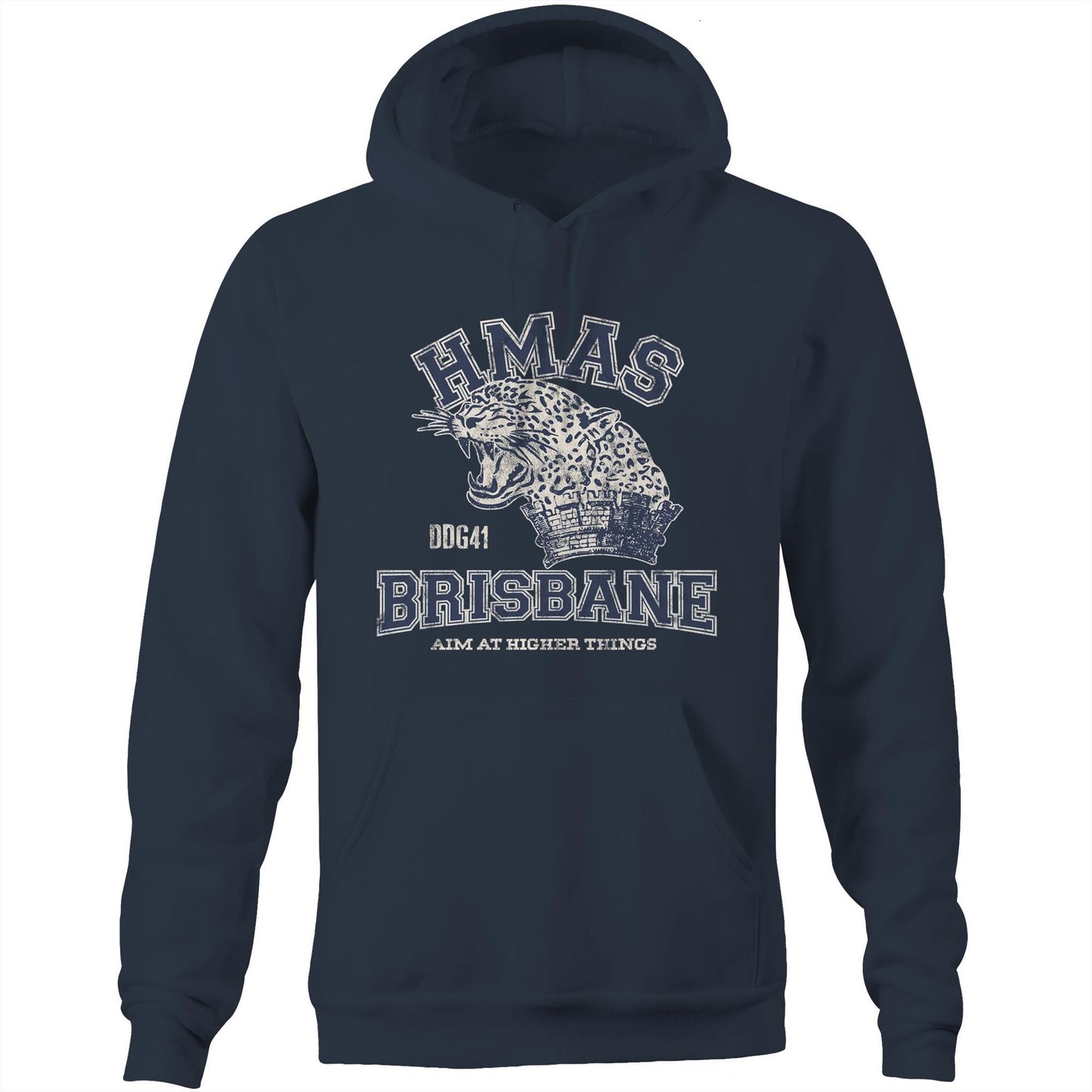 HMAS Brisbane (III) DDG41 Men's Hoodie (Style Alpha)