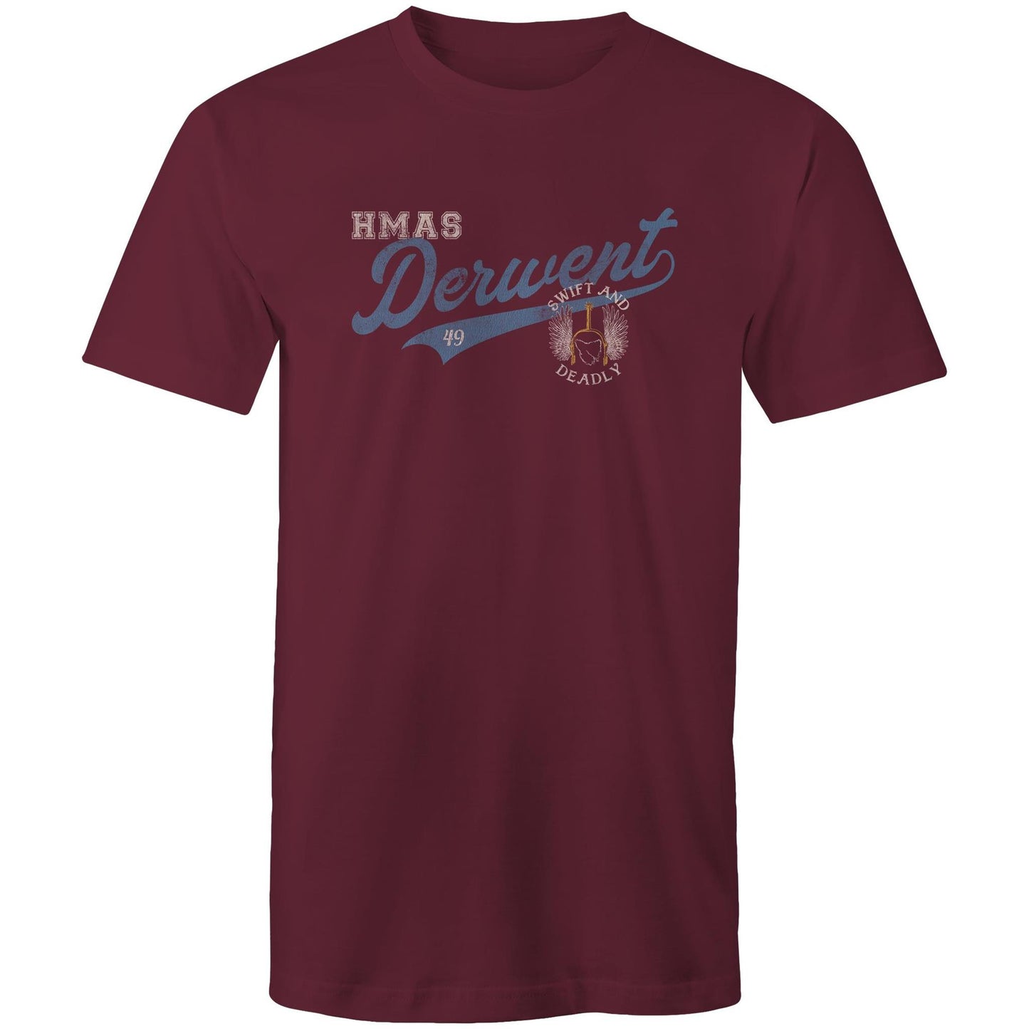 HMAS Derwent DE49 Men's T-shirt (style Bravo)