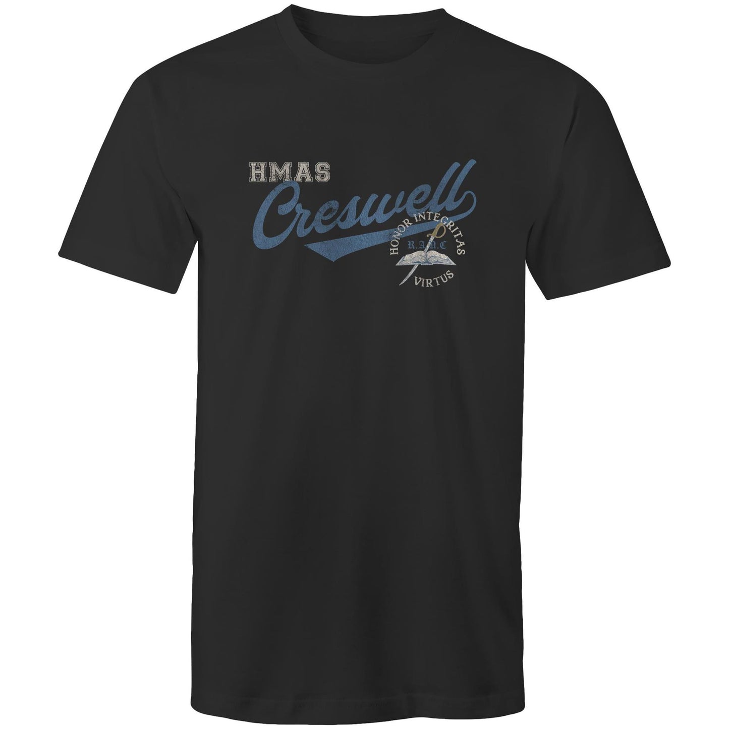 HMAS Creswell Men's T-shirt (style Bravo)