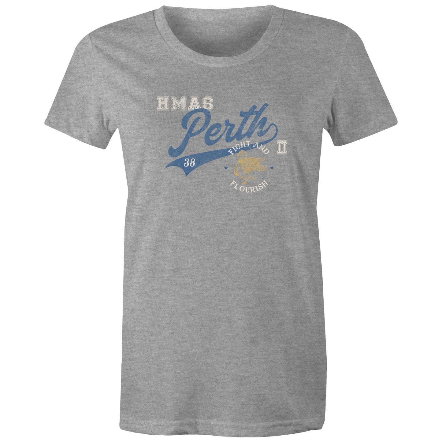 HMAS Perth (II) D38 Women's T-shirt (style Bravo)