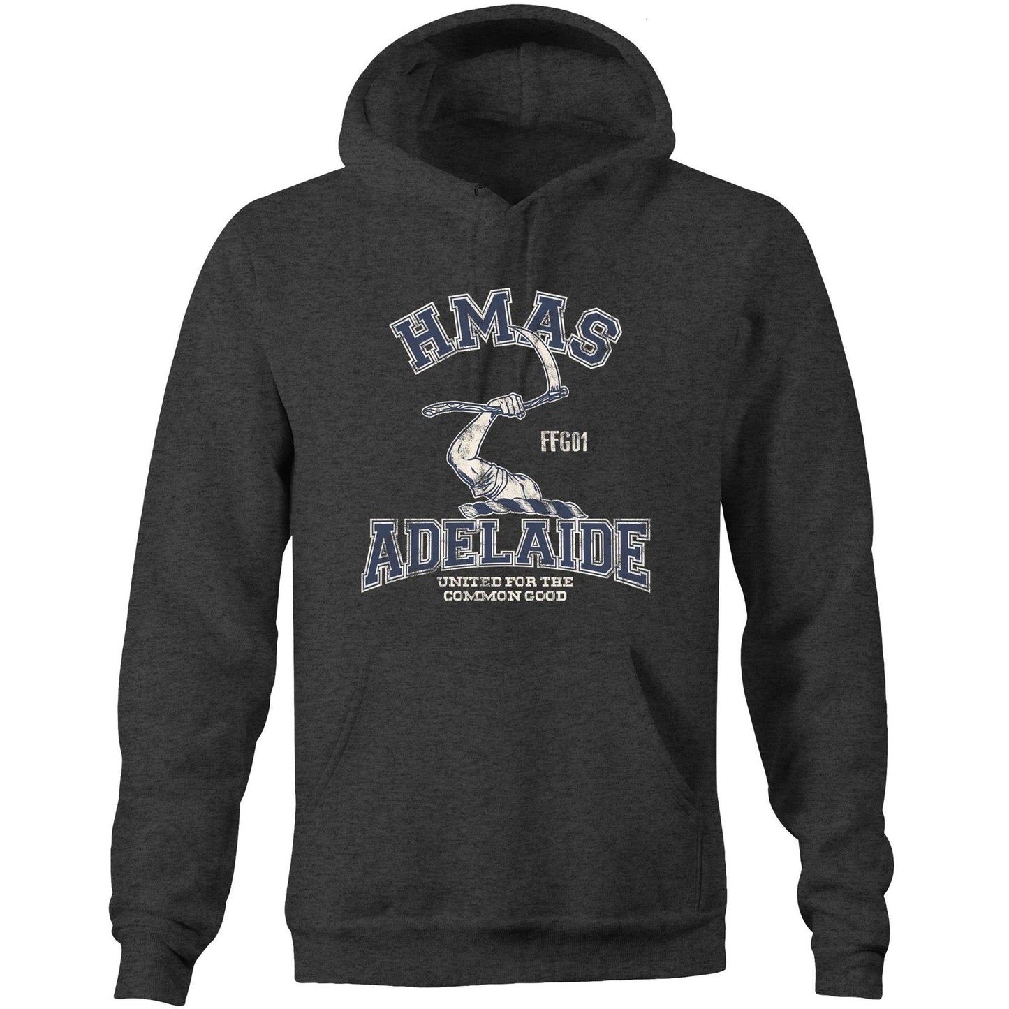 HMAS Adelaide (II) FFG01 Men's Hoodie (Style Alpha)