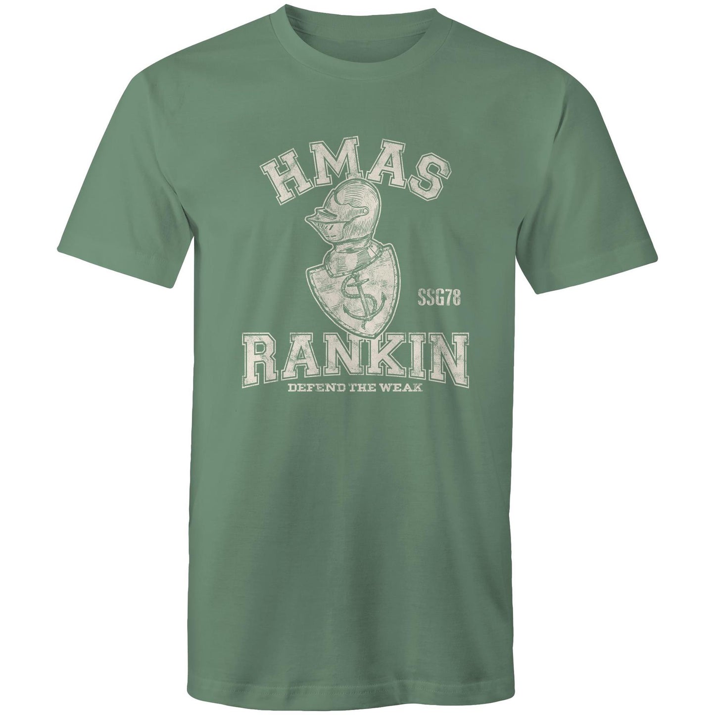 HMAS Rankin SSG78 Men's T-shirt (style Alpha, white)