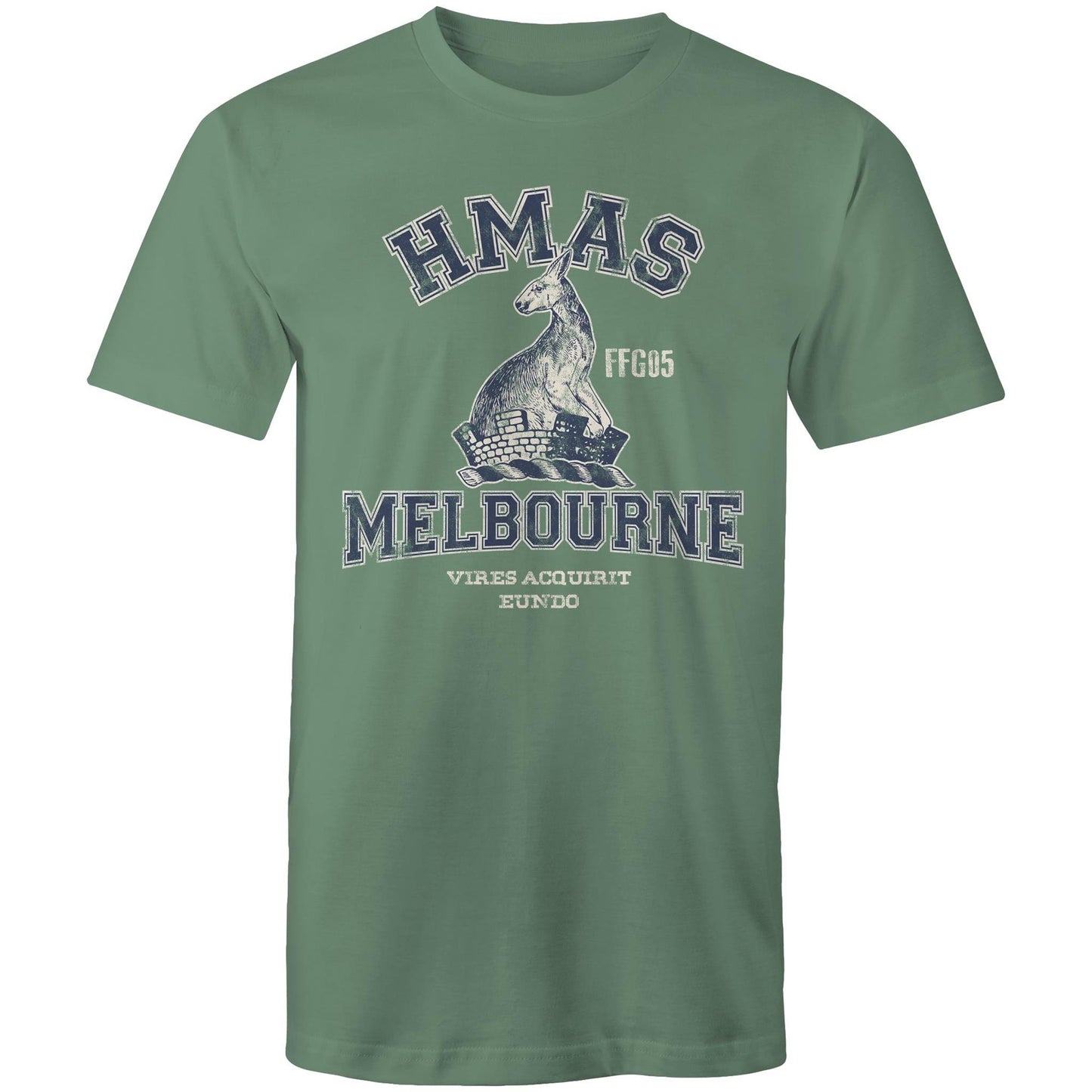 HMAS Melbourne (III) FFG05 Men's T-shirt (style Alpha, blue)