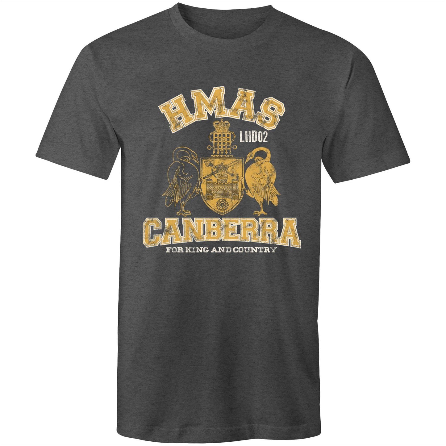 HMAS Canberra (III) L02 Men's T-shirt (style Alpha, colour)